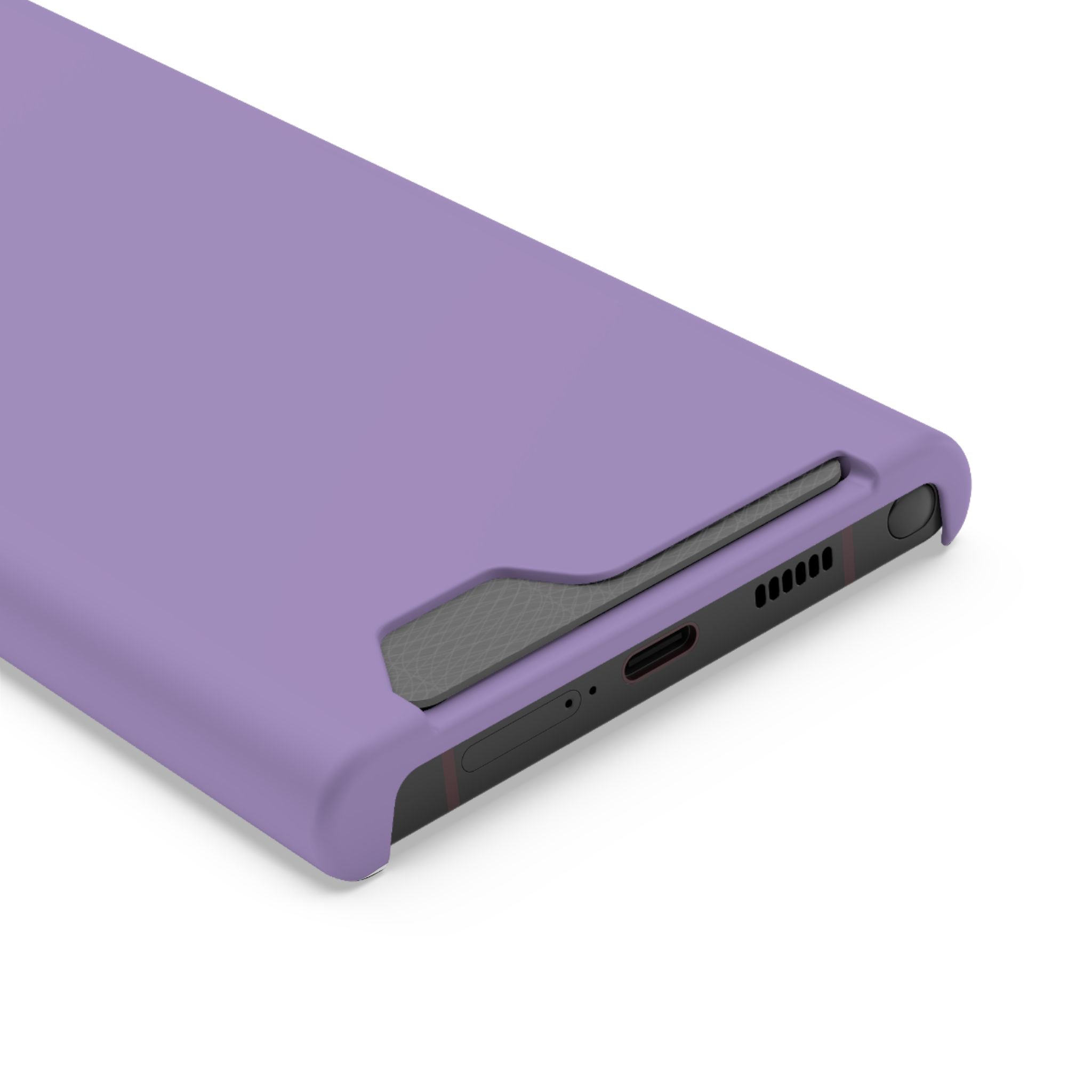 Lilac Card Holder Phone Case