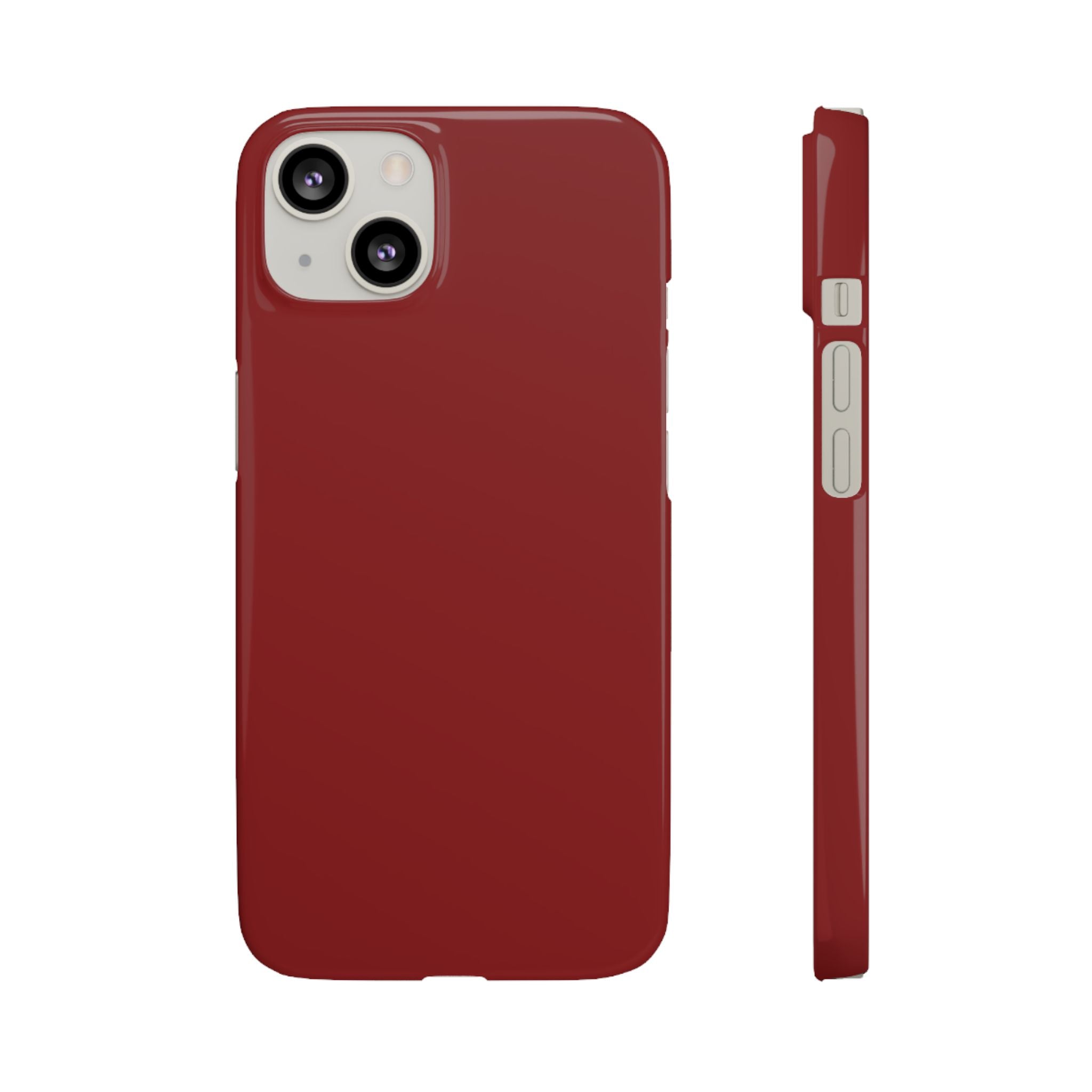 Dark Red Snap Phone Case