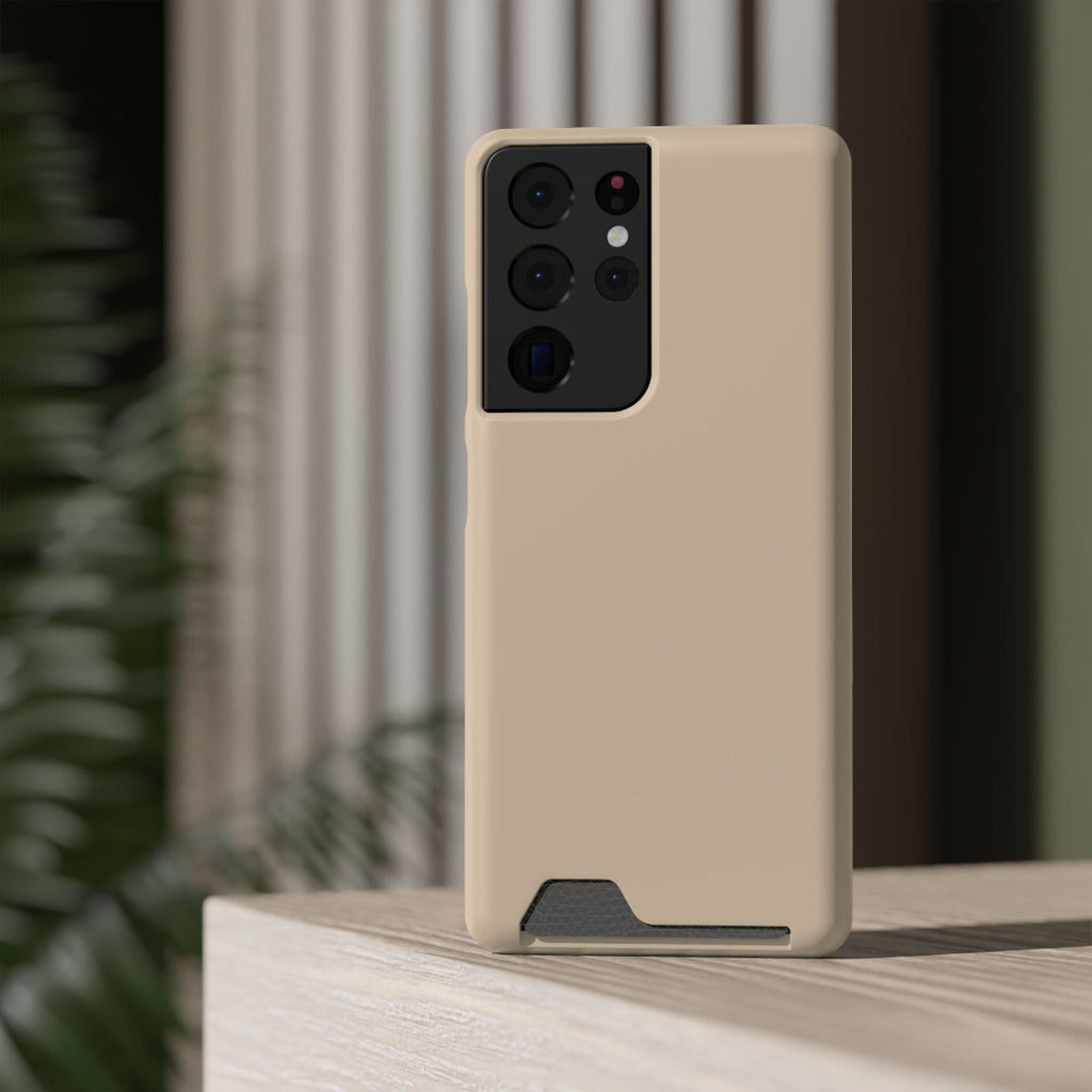 Beige Card-Holder Phone Case