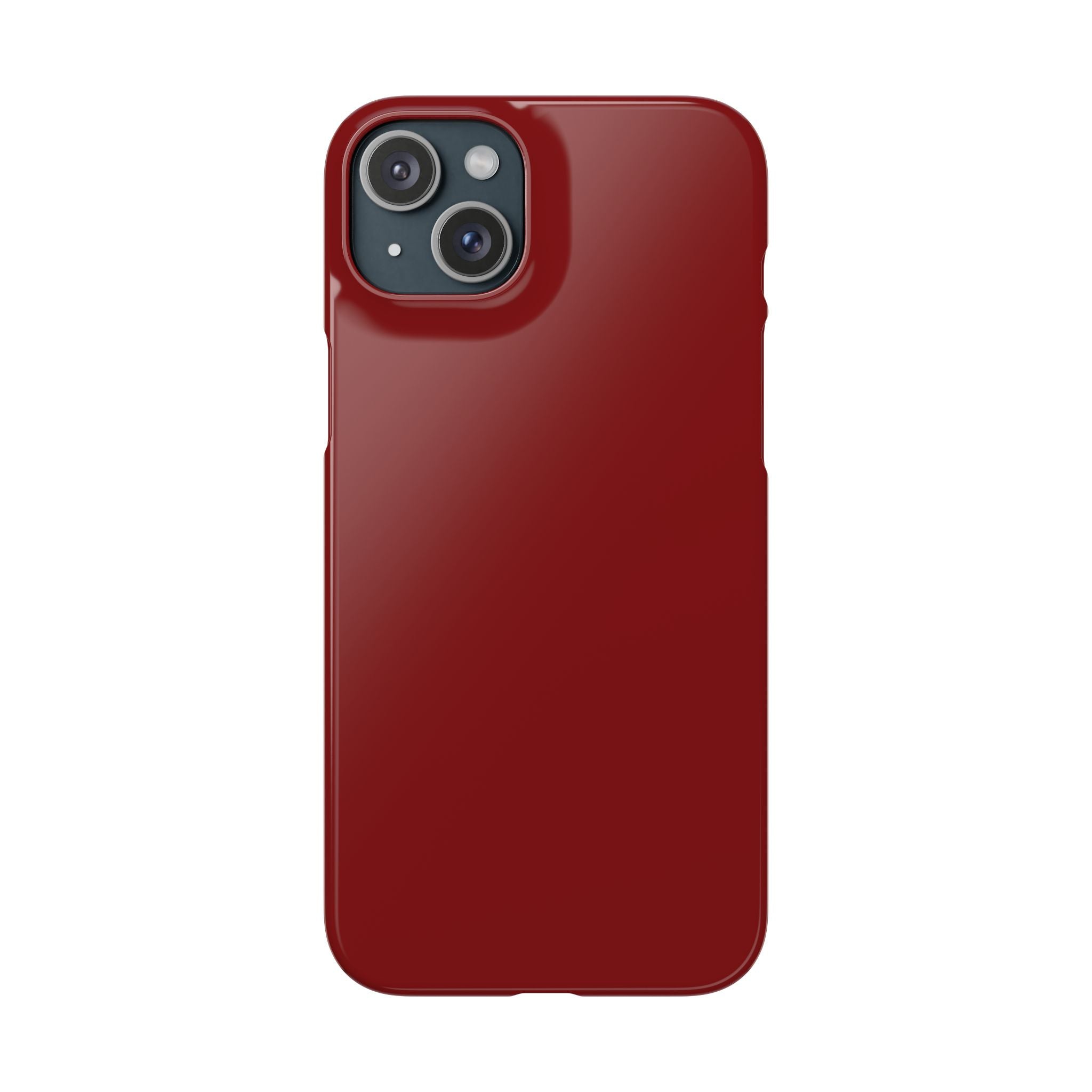 Dark Red Snap Phone Case