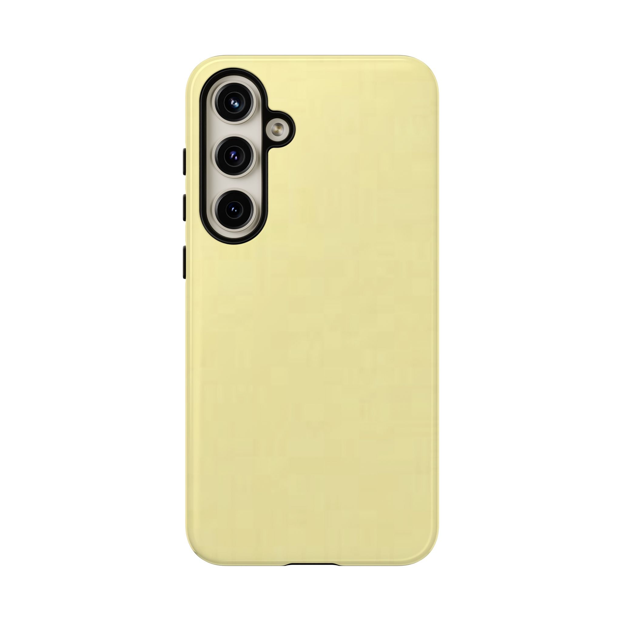 Pale Yellow Protective Phone Case