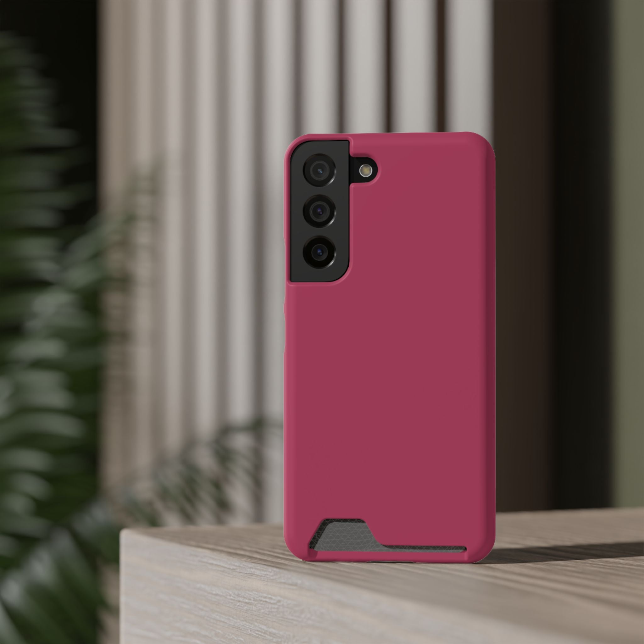 Raspberry Card Holder Phone Case