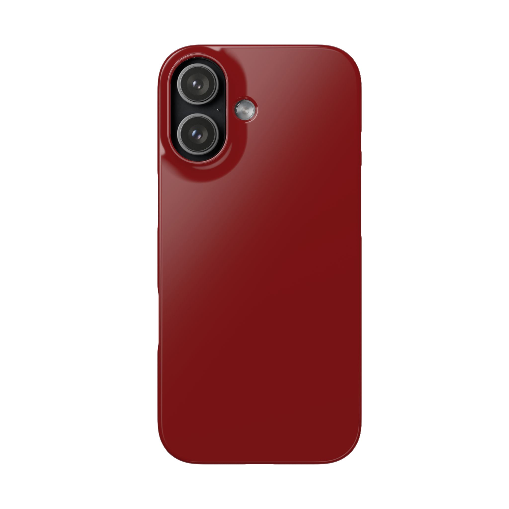 Dark Red Snap Phone Case