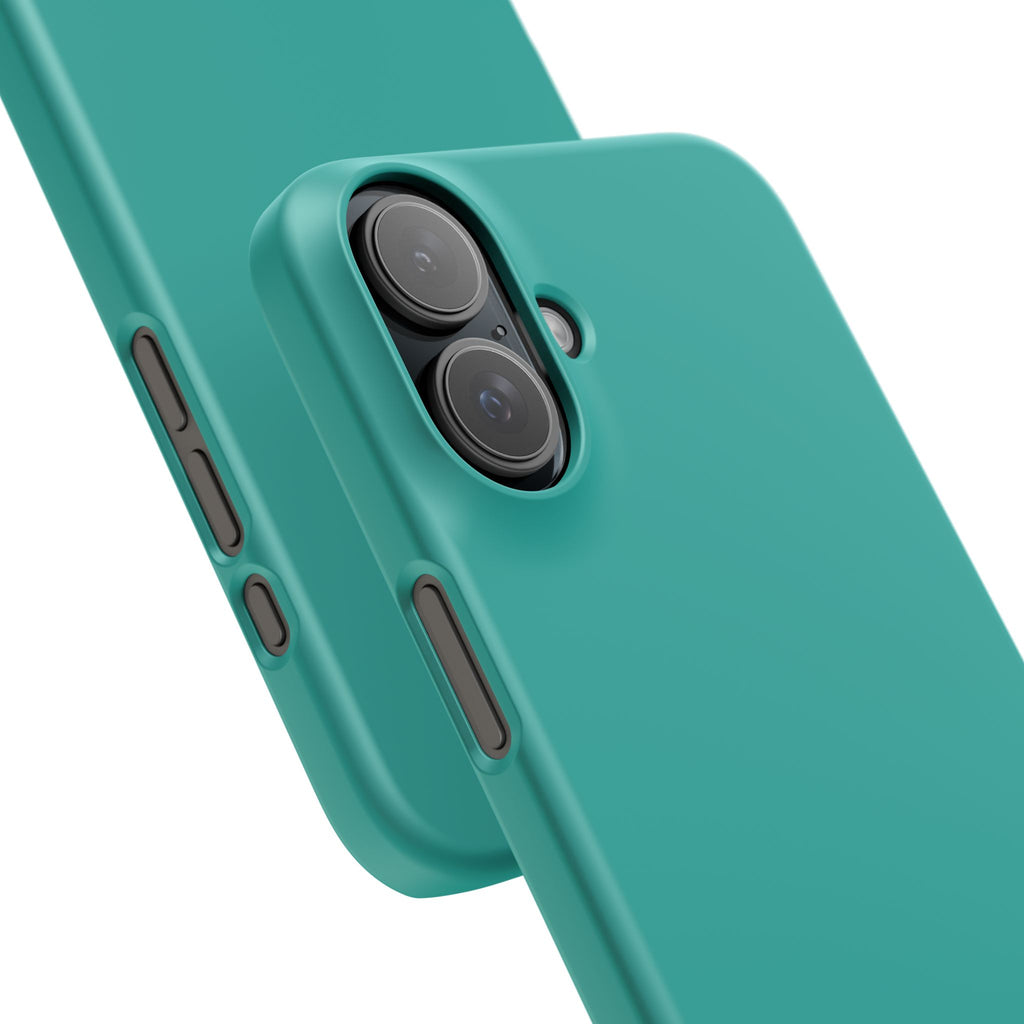 Teal Snap Phone Case