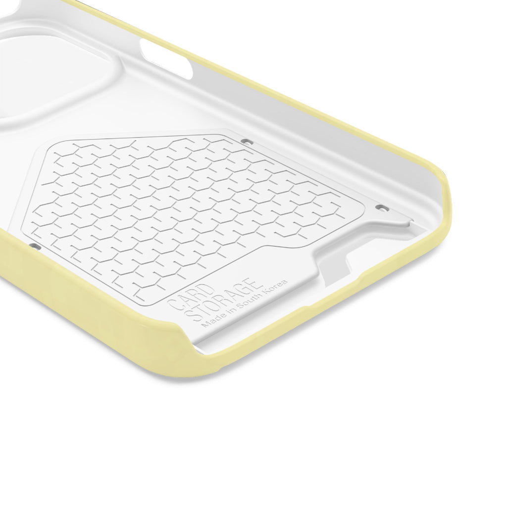 Pale Yellow Card-Holder Phone Case