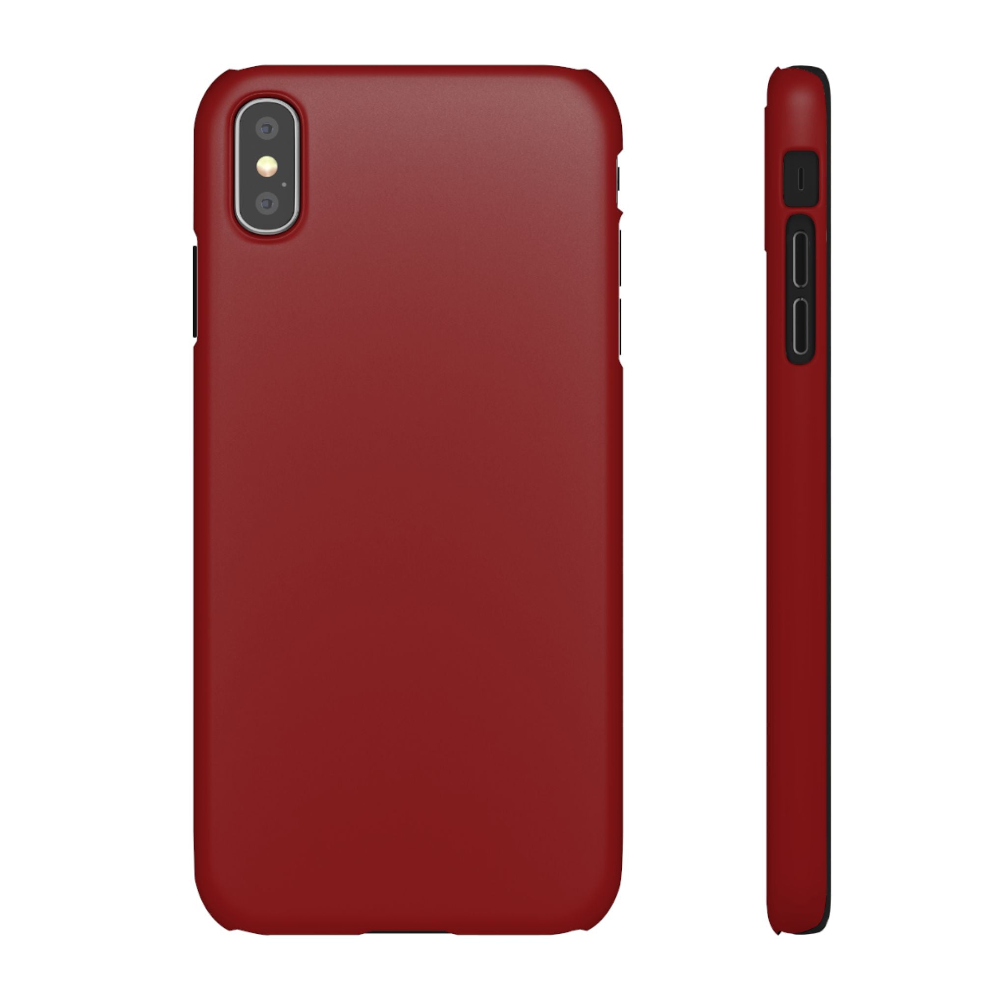 Dark Red Snap Phone Case
