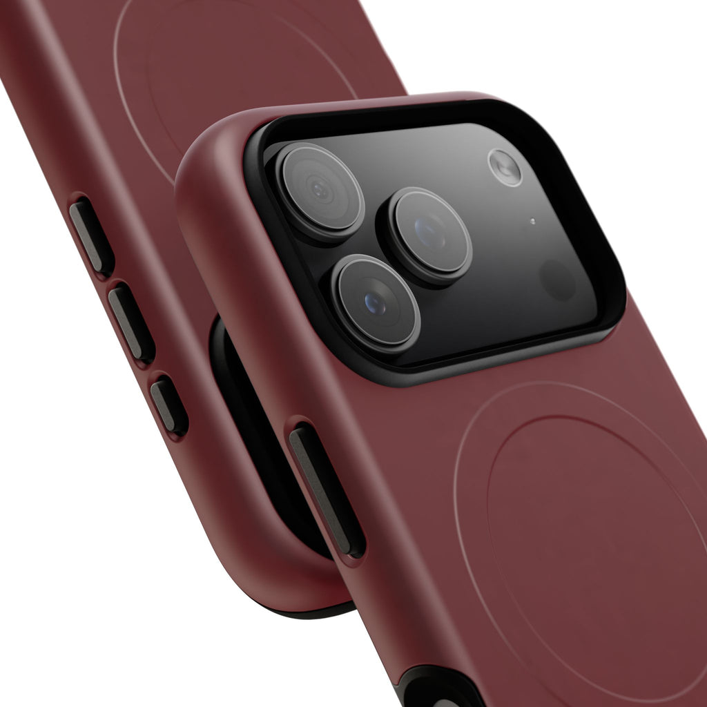 Dark Cherry MagSafe Protective Phone Case