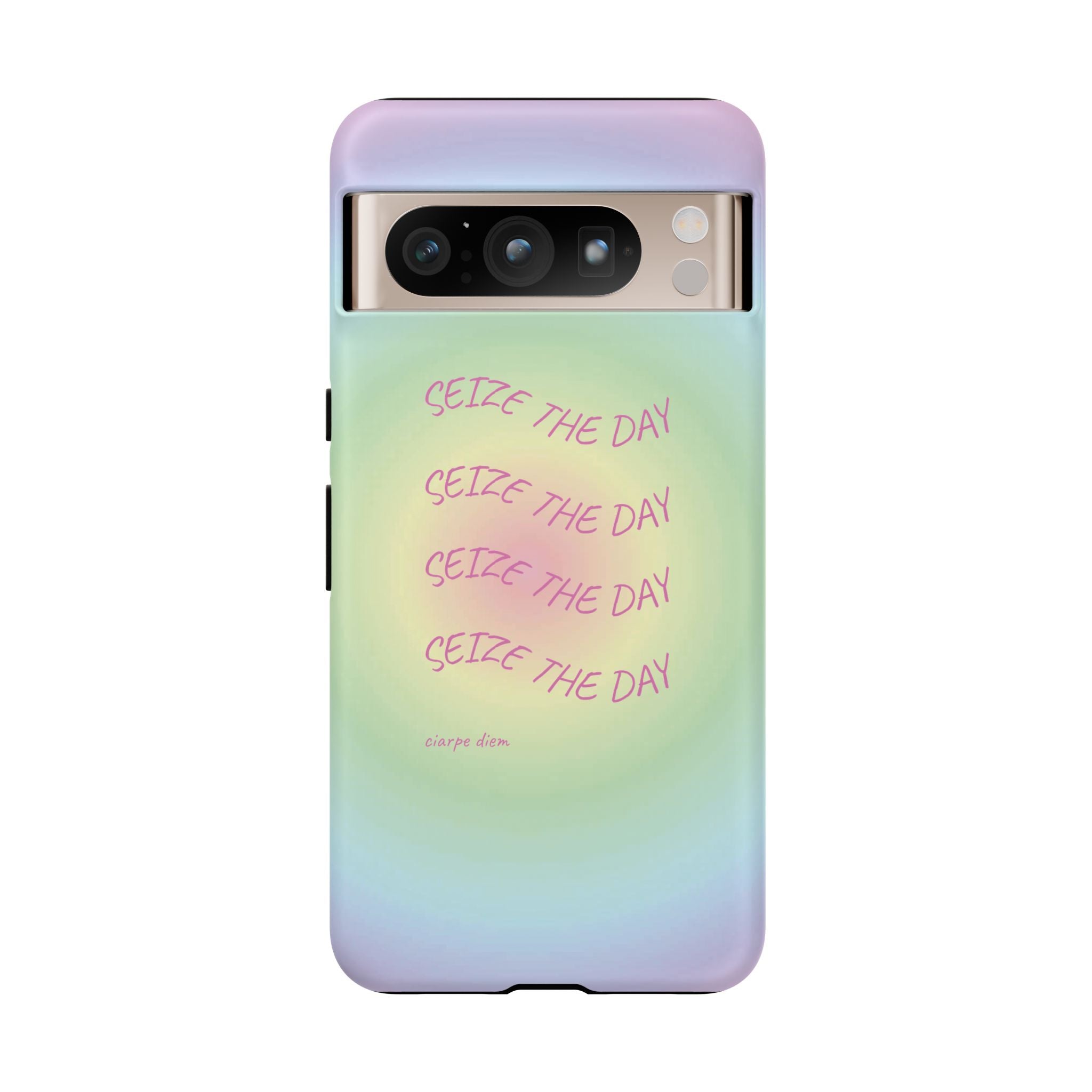 Bermuda Halo Seize The Day Pastel Gradient Tough Phone Case
