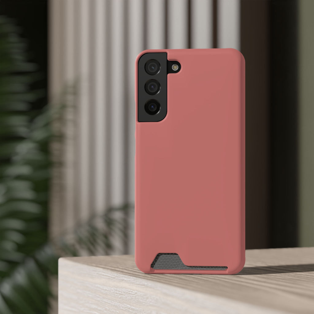 Frosty Pink Card Holder Phone Case