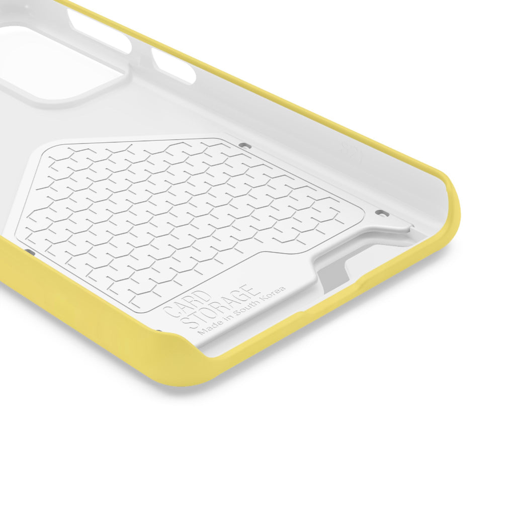 Yellow Card-Holder Phone Case