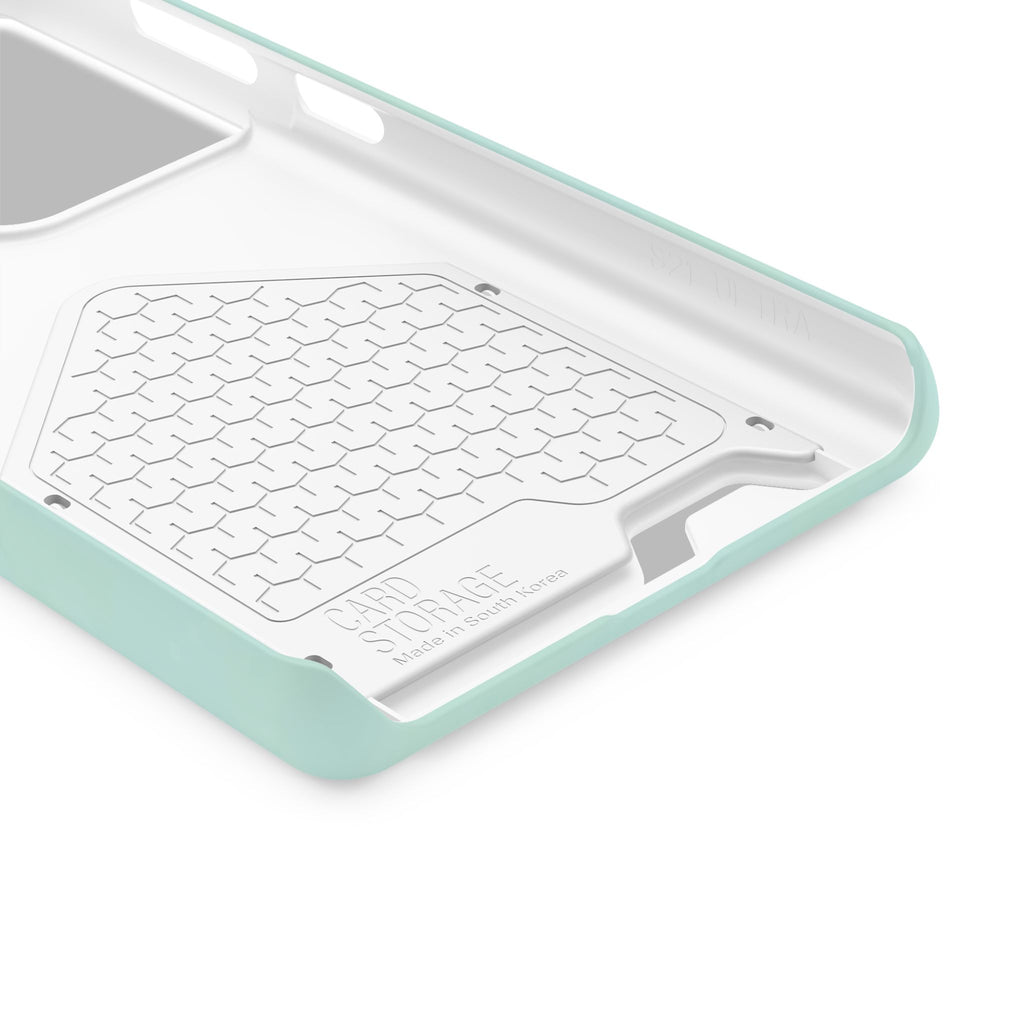 Light Mint Card Holder Phone Case