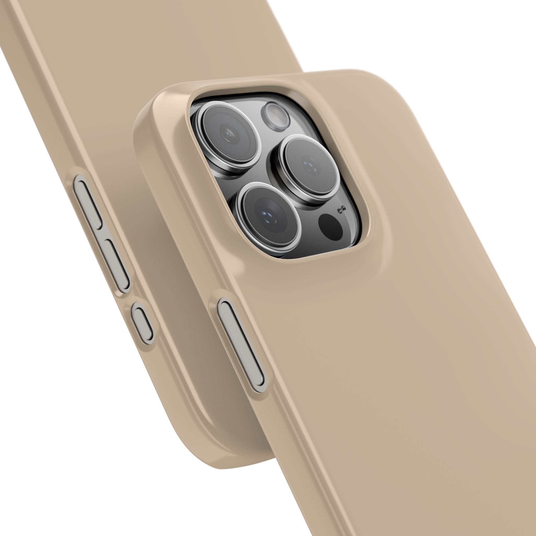 Beige Snap Phone Case