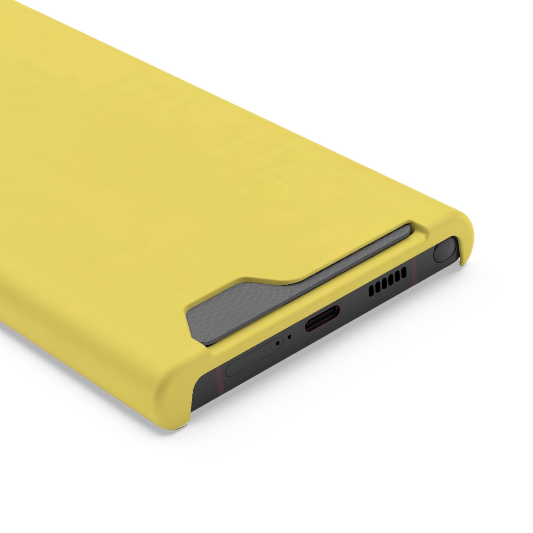 Yellow Card-Holder Phone Case
