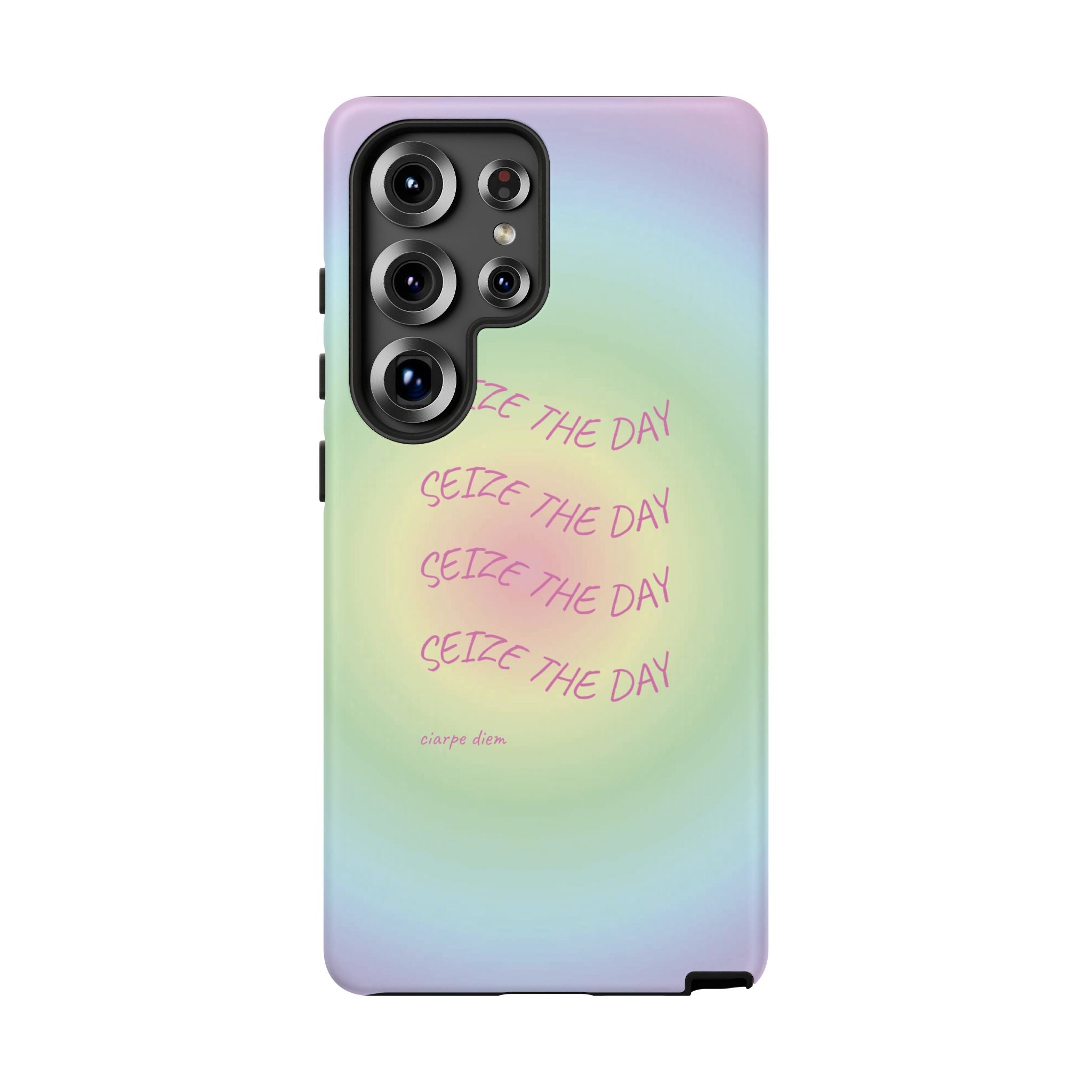 Bermuda Halo Seize The Day Pastel Gradient Tough Phone Case