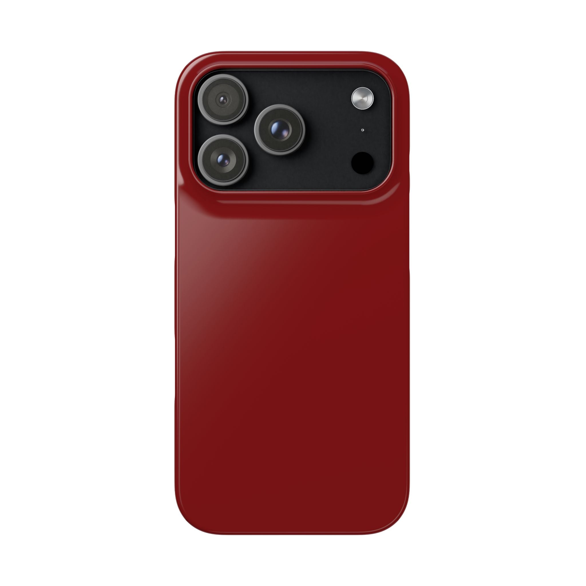 Dark Red Snap Phone Case