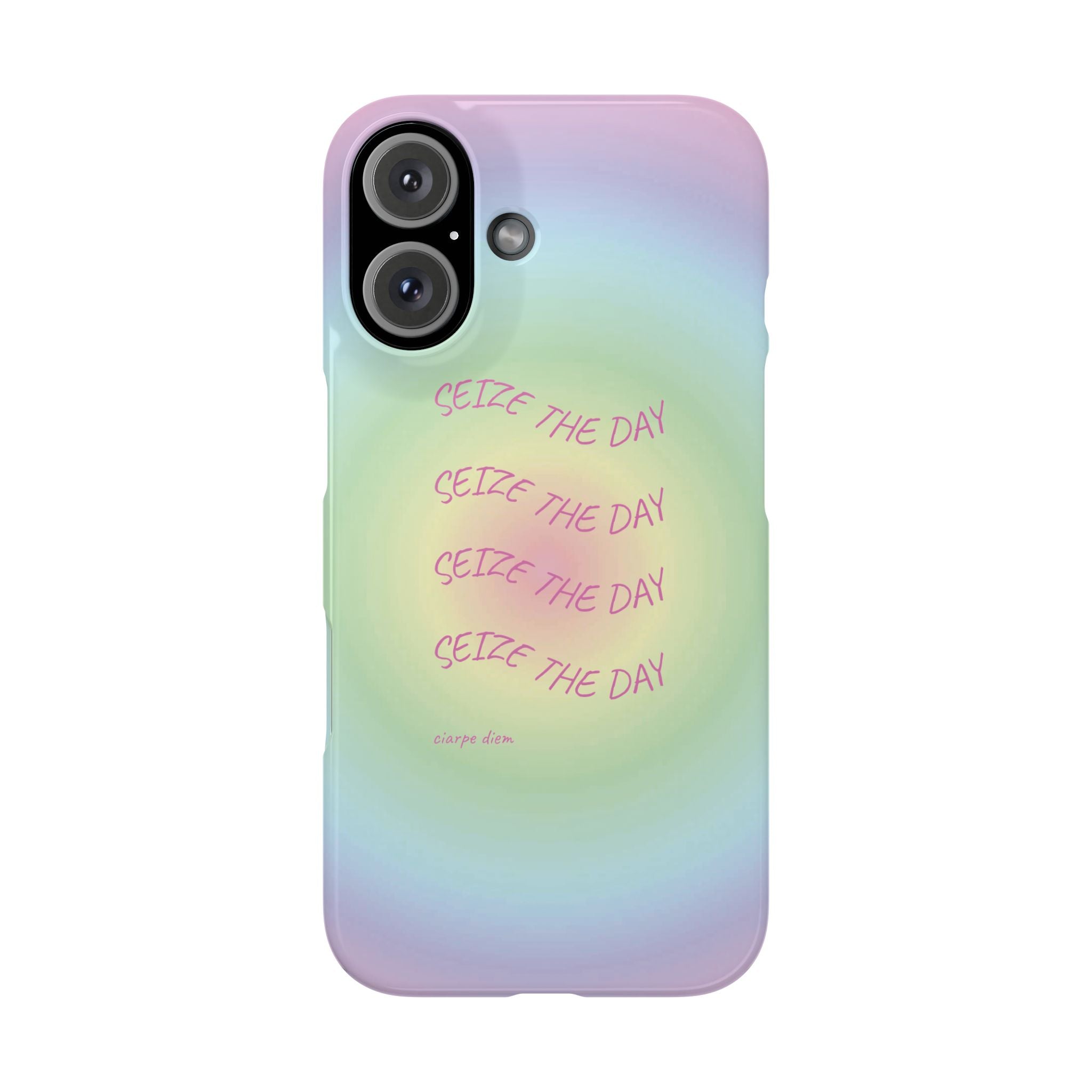 Carpe Diem Bermuda Halo Gradient Snap Phone Case