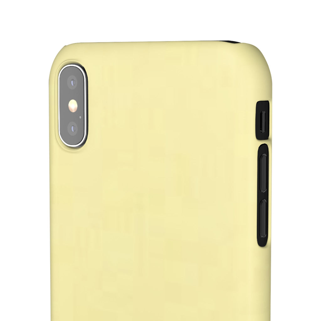 Pale Yellow Snap Phone Case