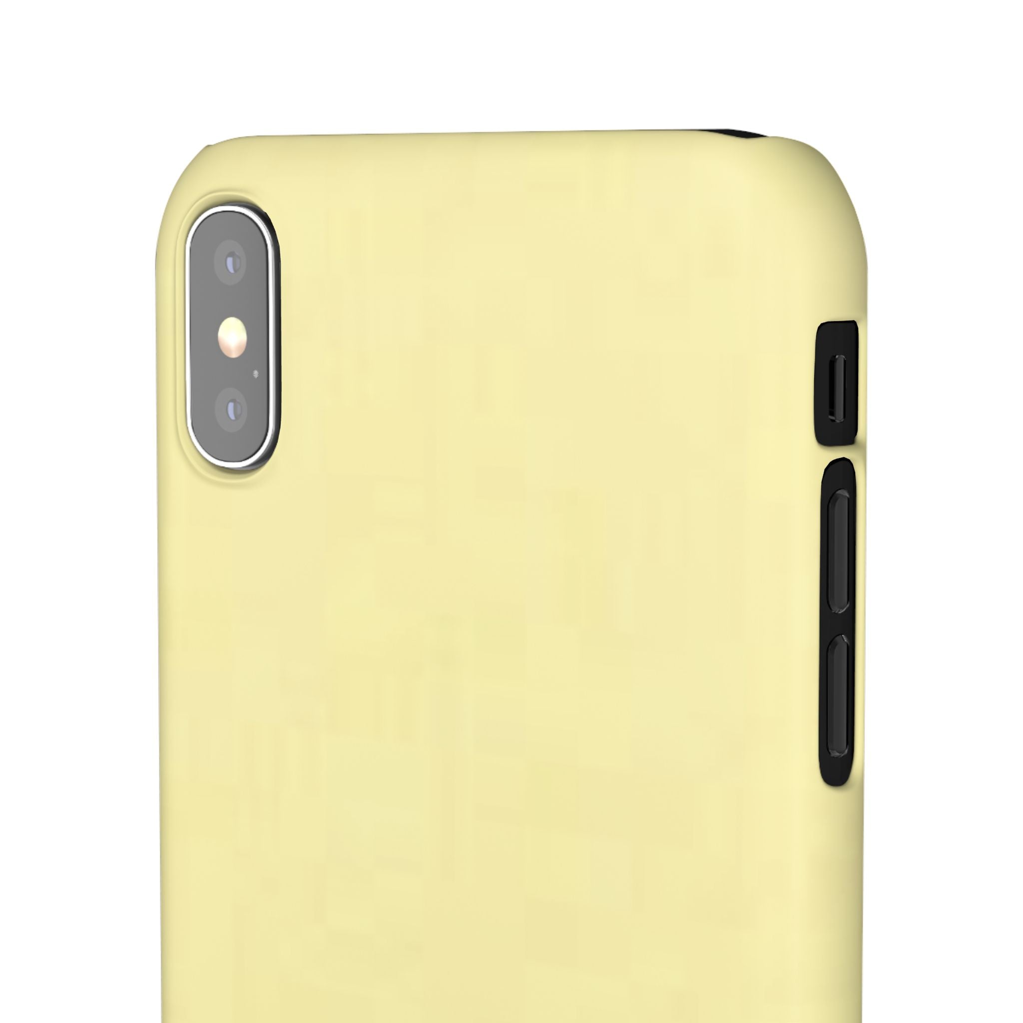 Pale Yellow Snap Phone Case