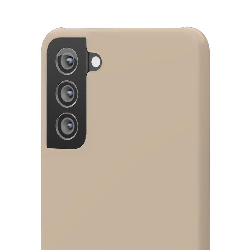 Beige Snap Phone Case