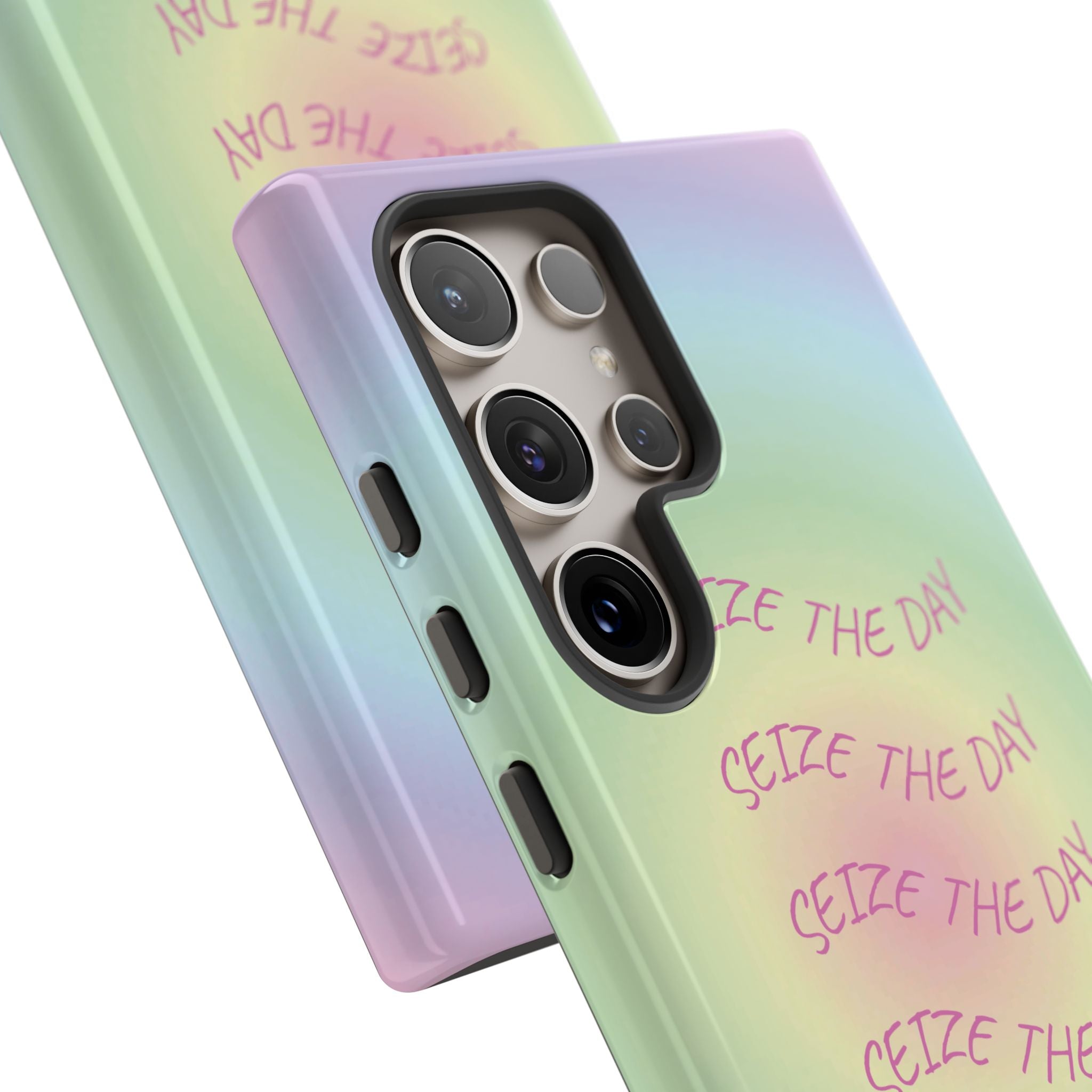 Bermuda Halo Seize The Day Pastel Gradient Tough Phone Case
