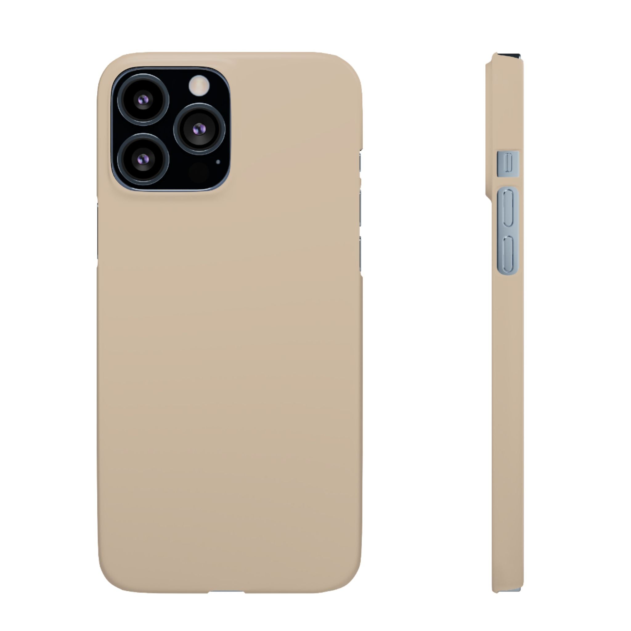 Beige Snap Phone Case