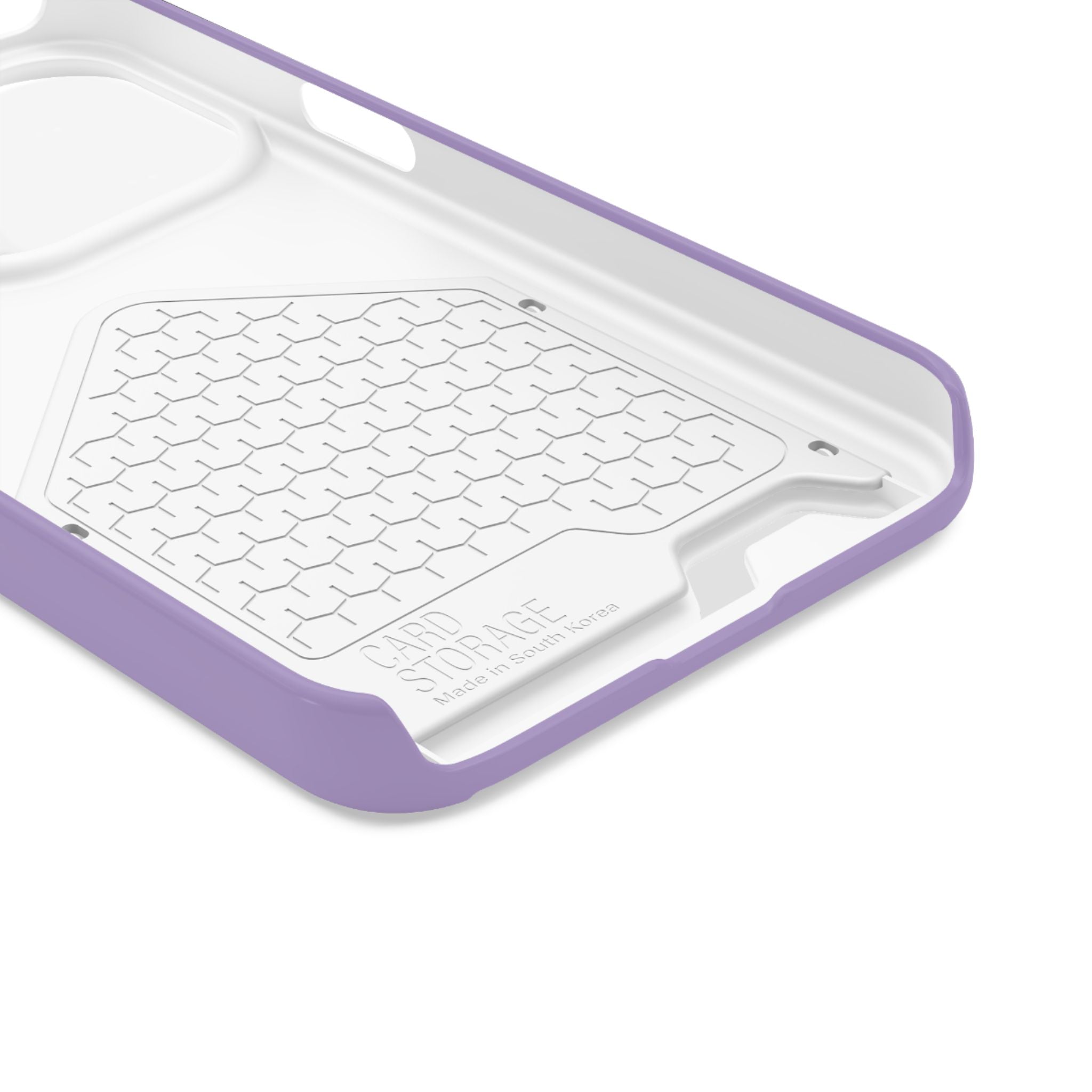Lilac Card Holder Phone Case