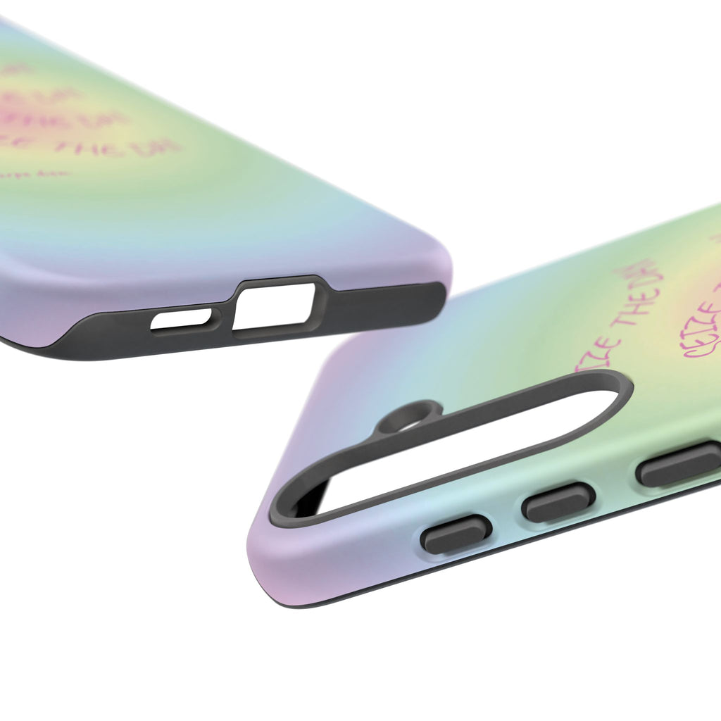 Bermuda Halo Seize The Day Pastel Gradient Tough Phone Case