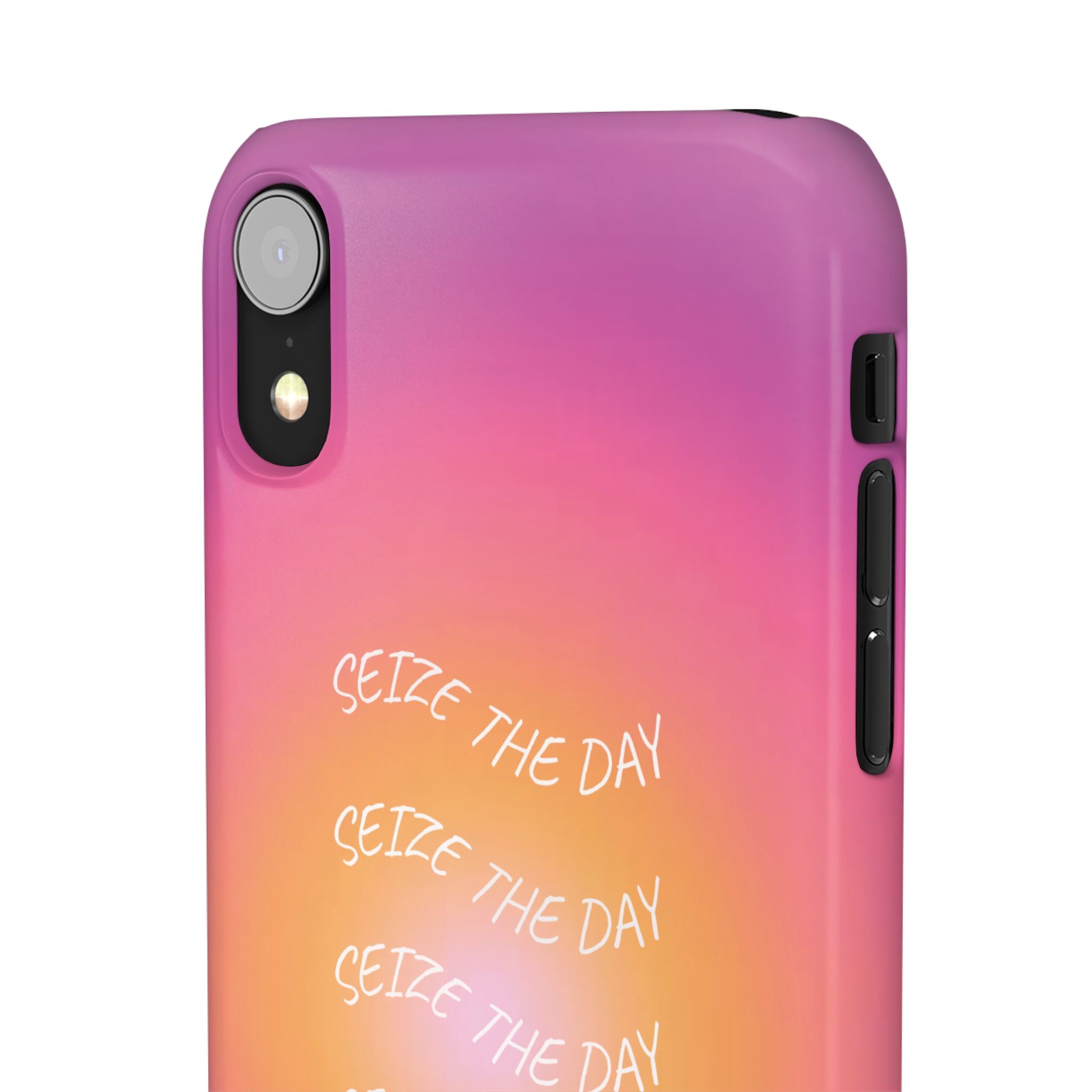 Carpe Diem Sunburst Gradient Snap Phone Case