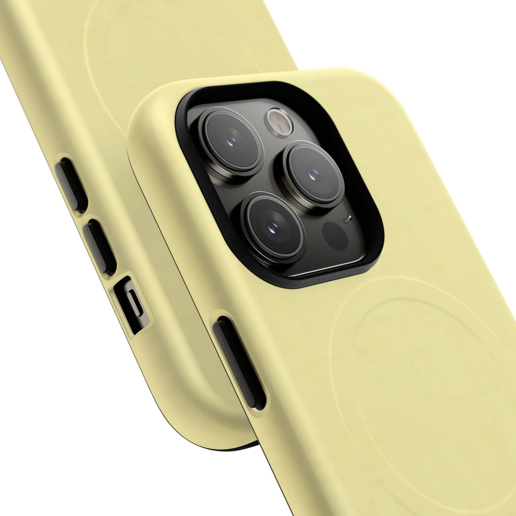 Pale Yellow MagSafe Protective Phone Case