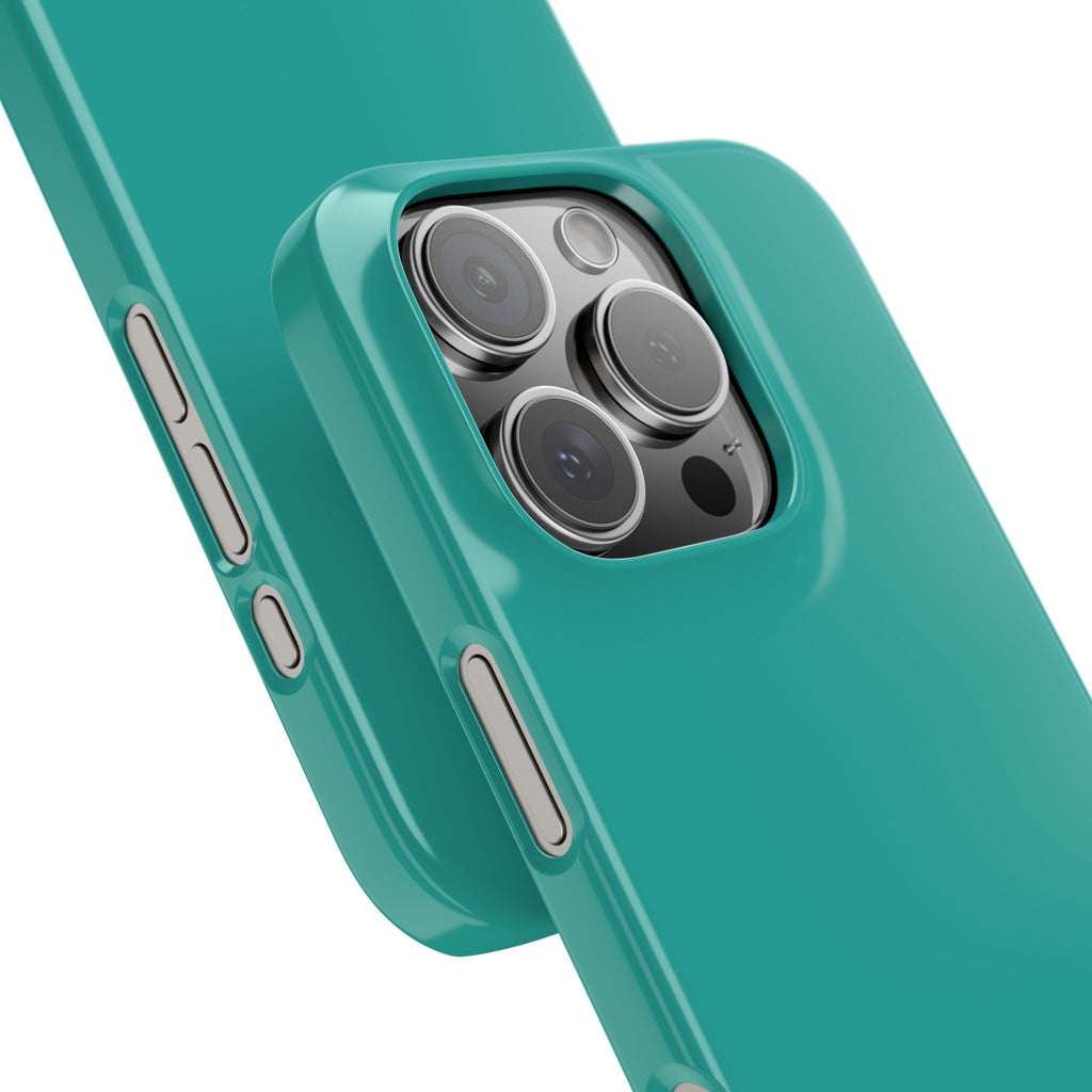 Teal Snap Phone Case