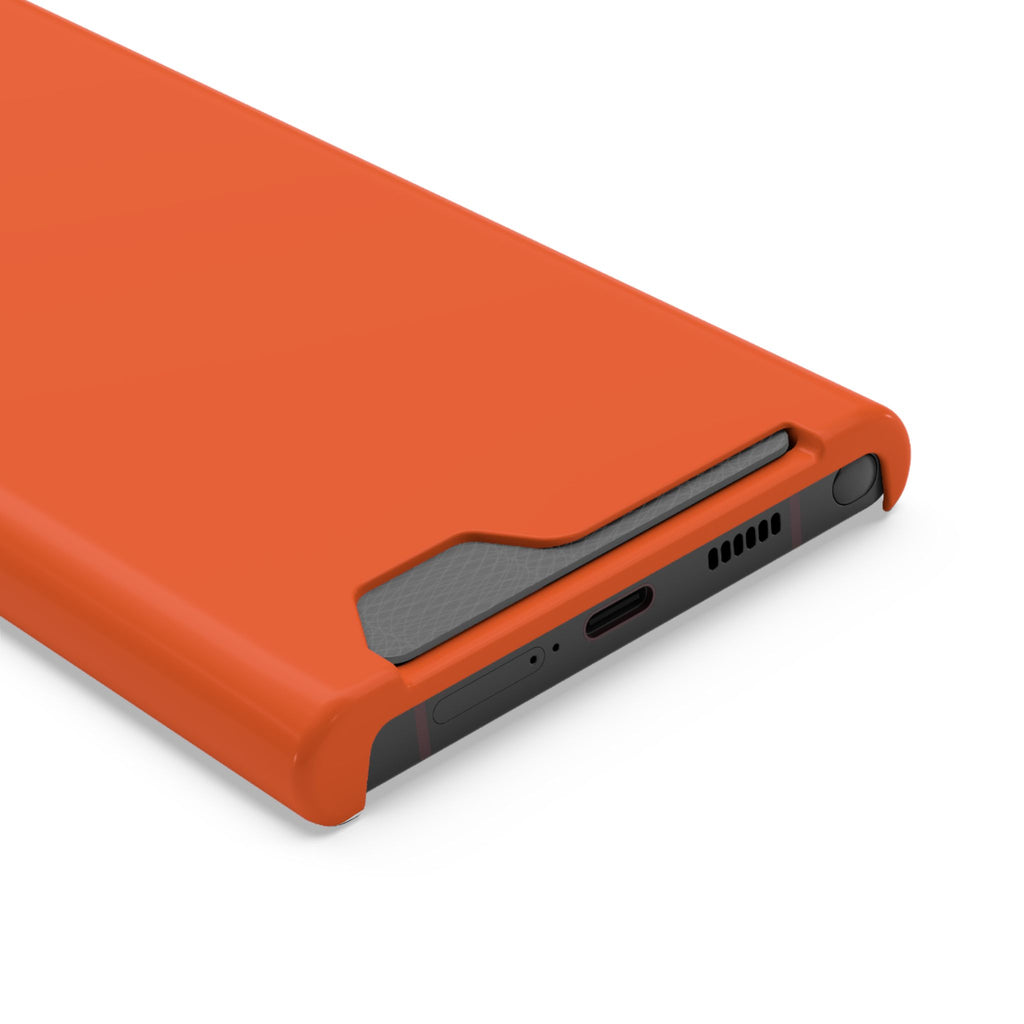 Orange Card-Holder Phone Case