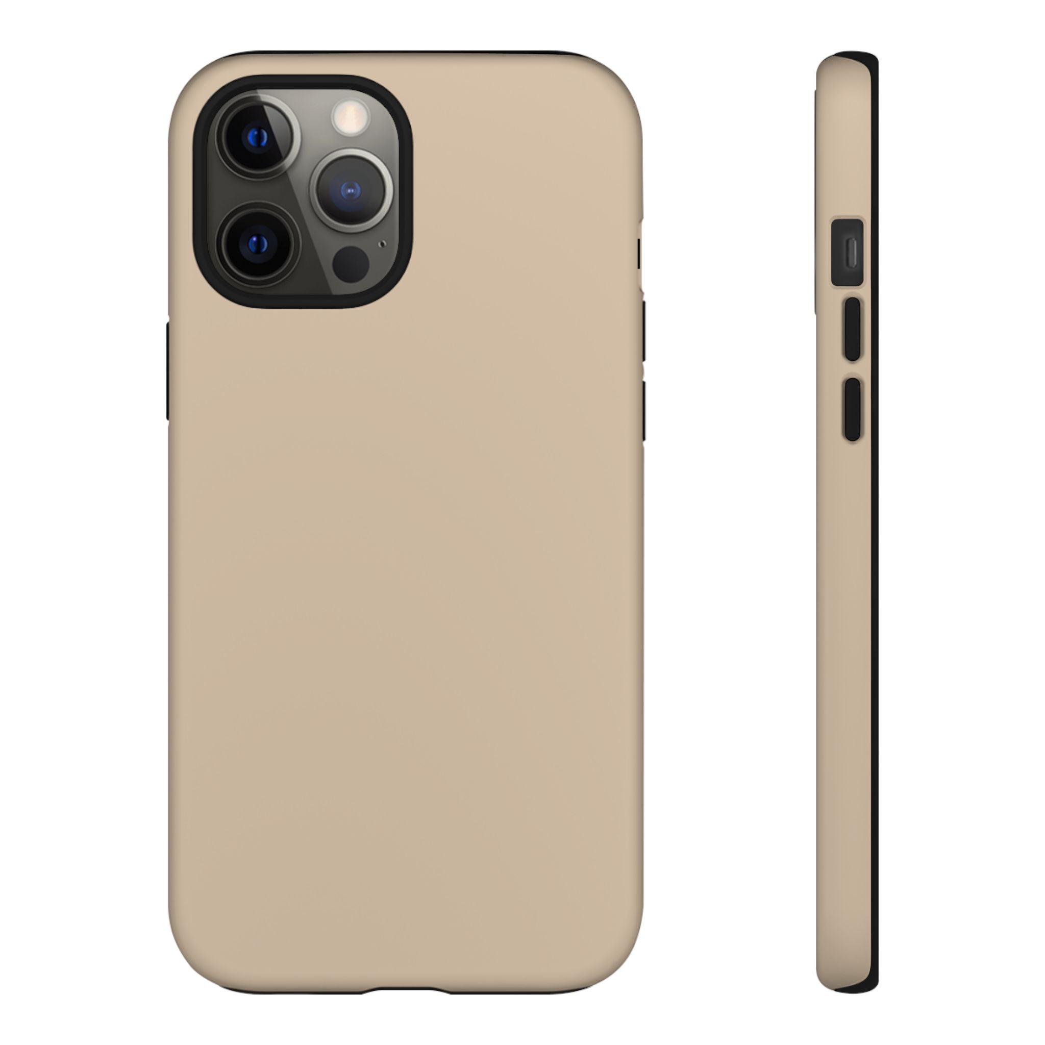 Beige Protective Phone Case