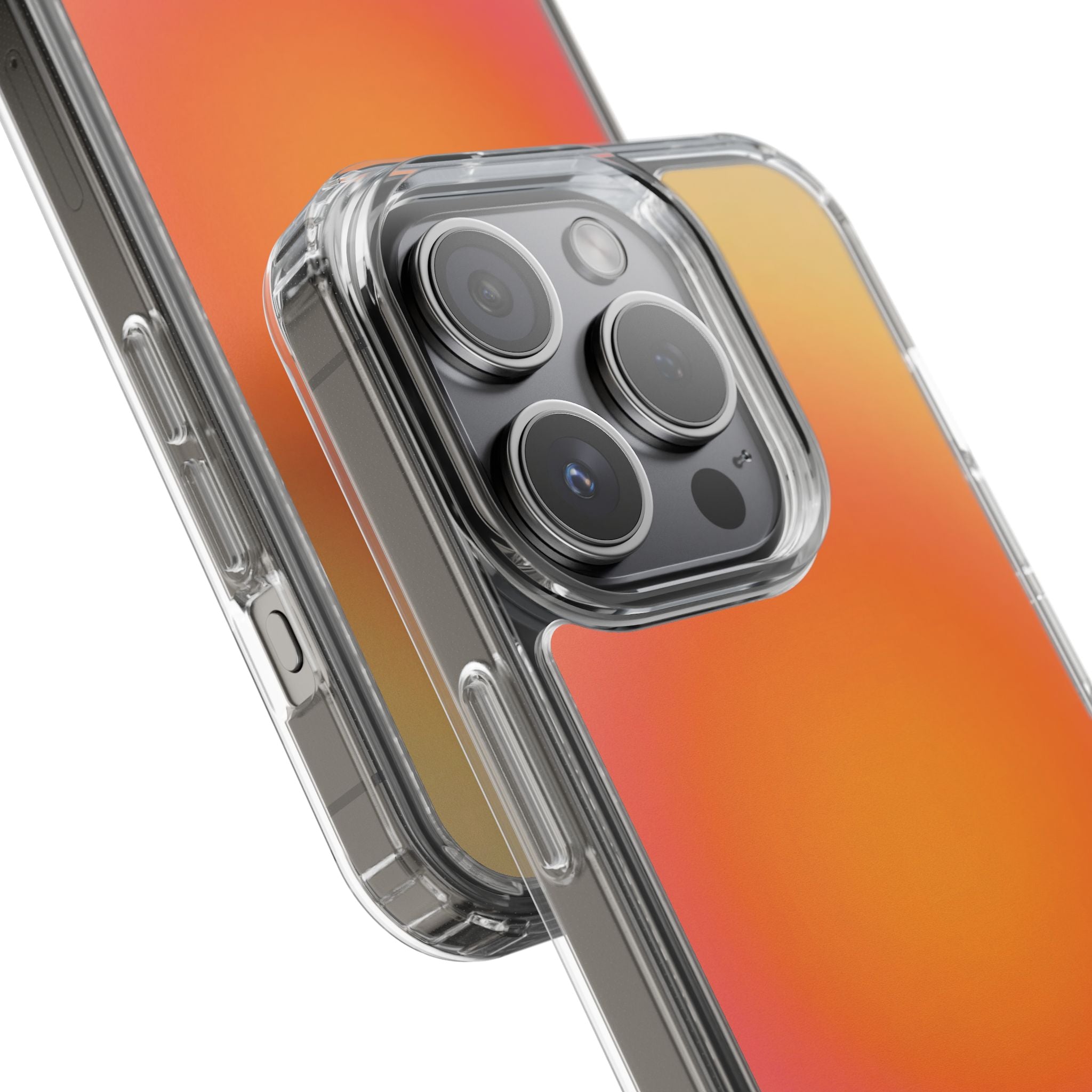 Clear Sunburst Protective Phone Case