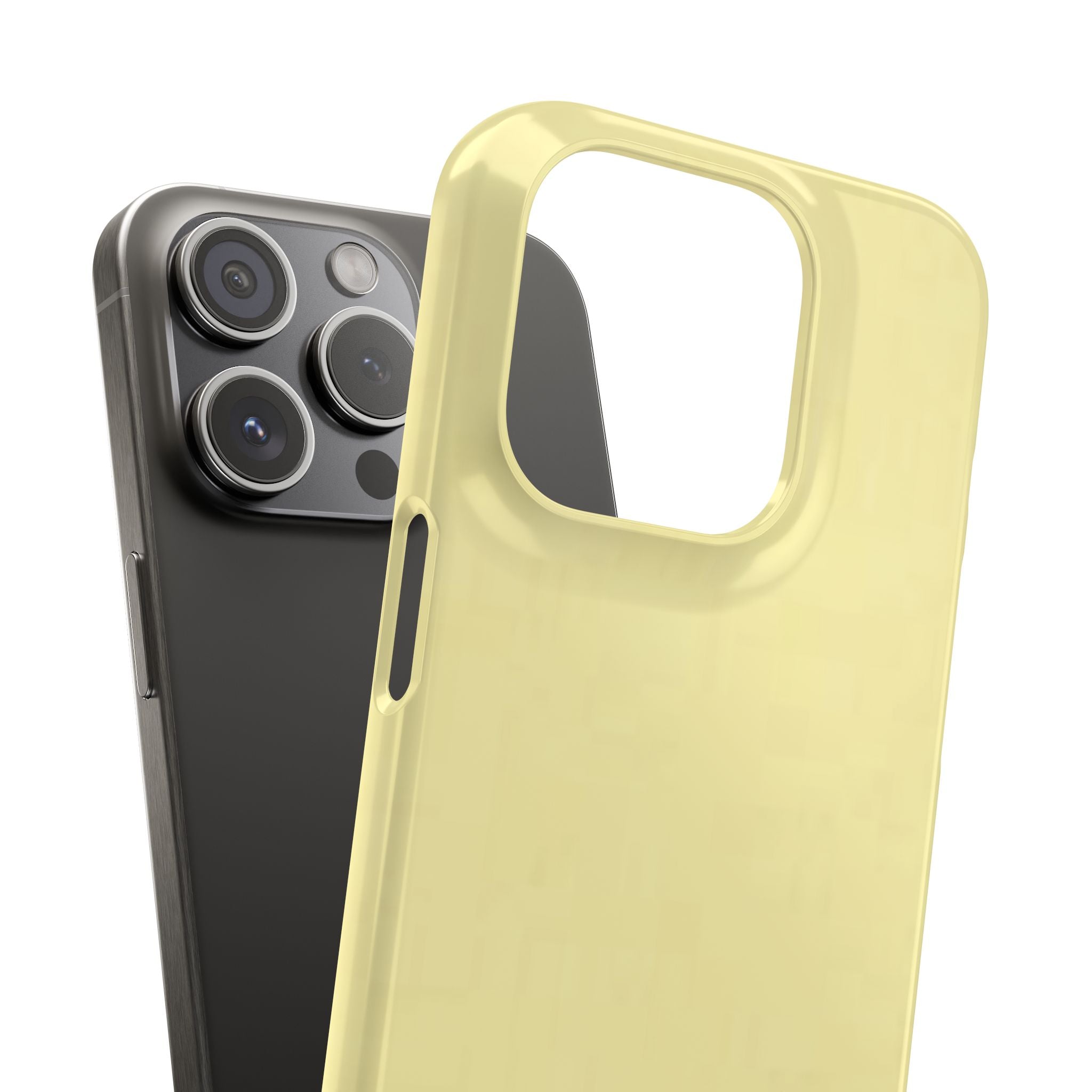 Pale Yellow Snap Phone Case