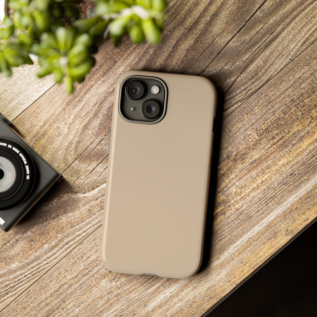 Beige Protective Phone Case