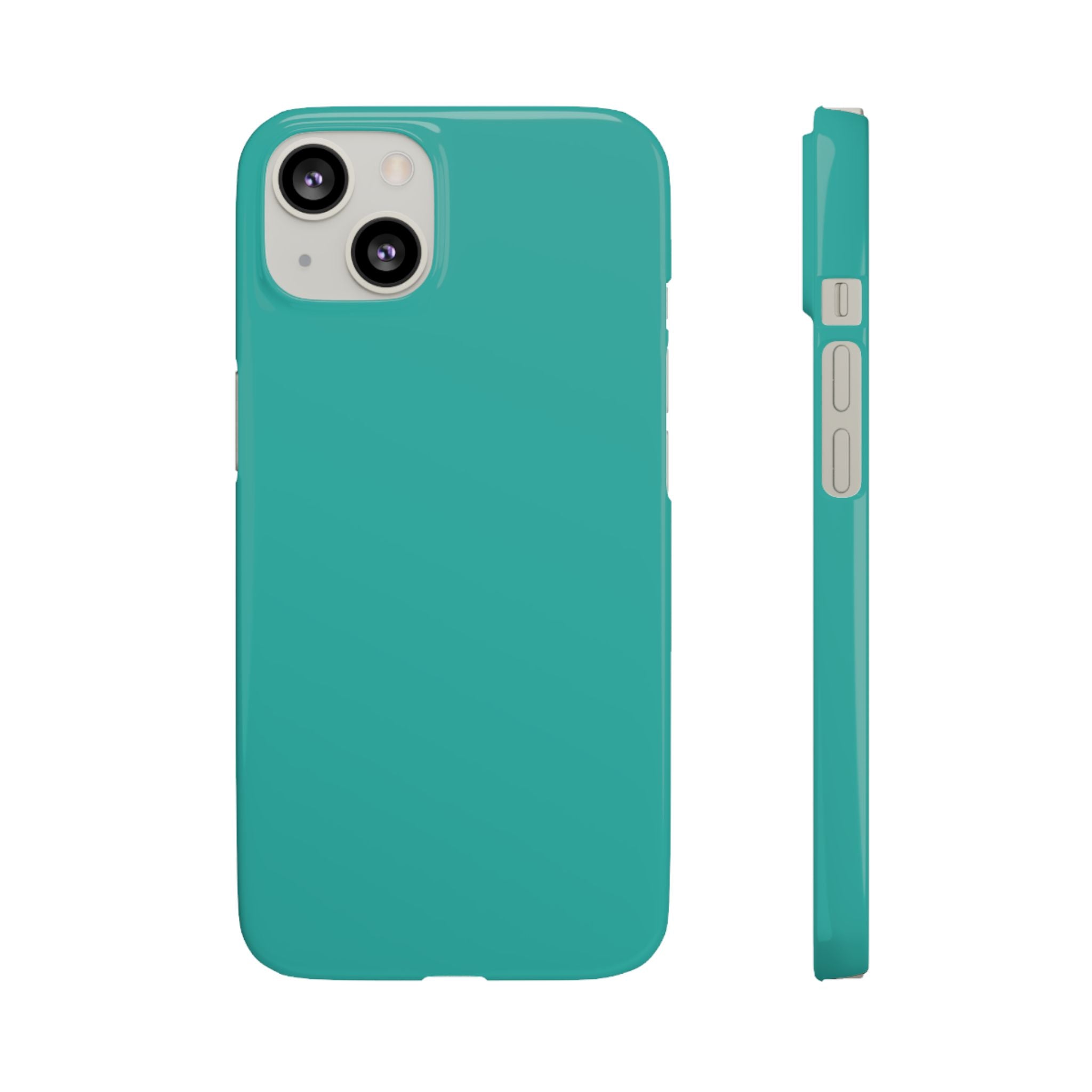 Teal Snap Phone Case