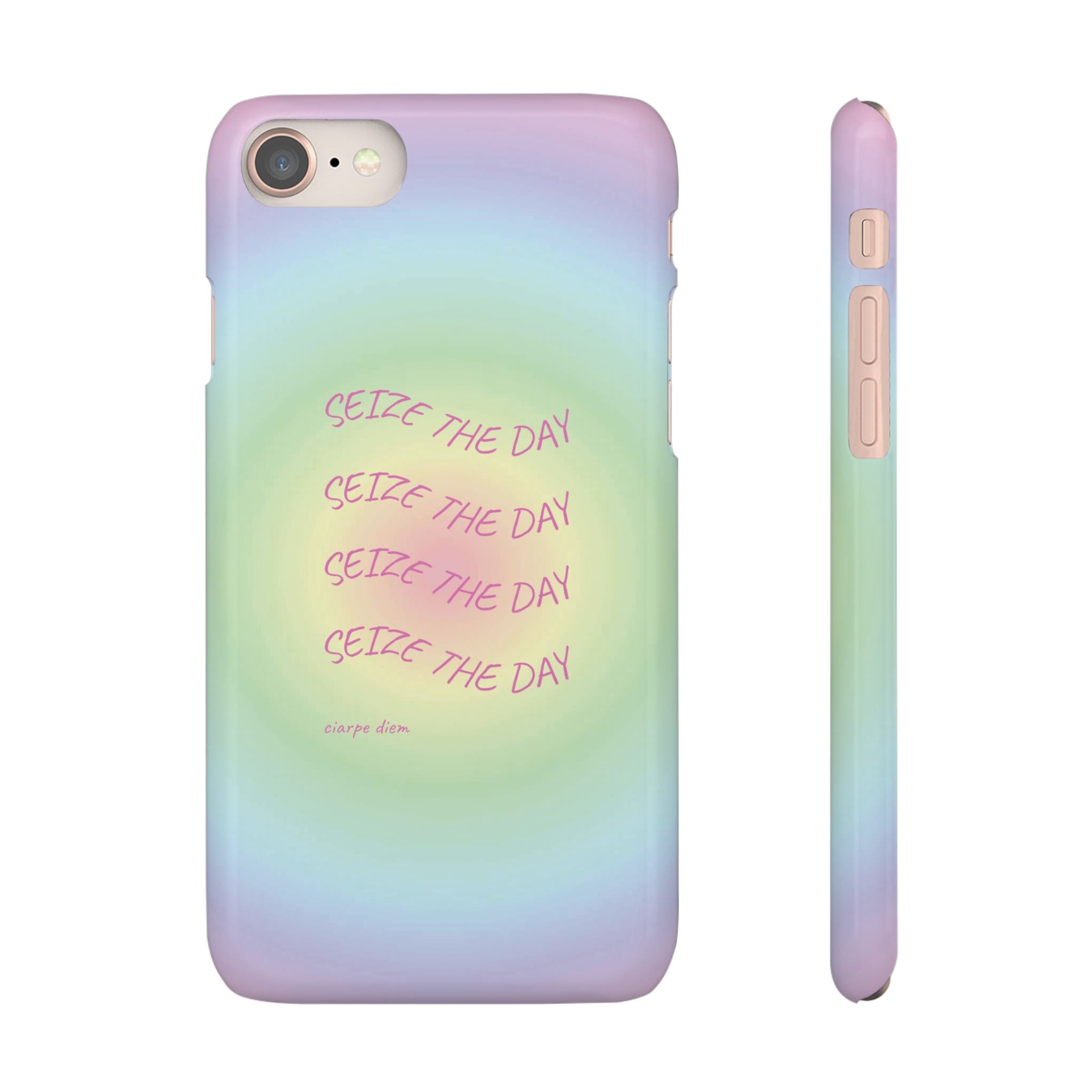 Carpe Diem Bermuda Halo Gradient Snap Phone Case