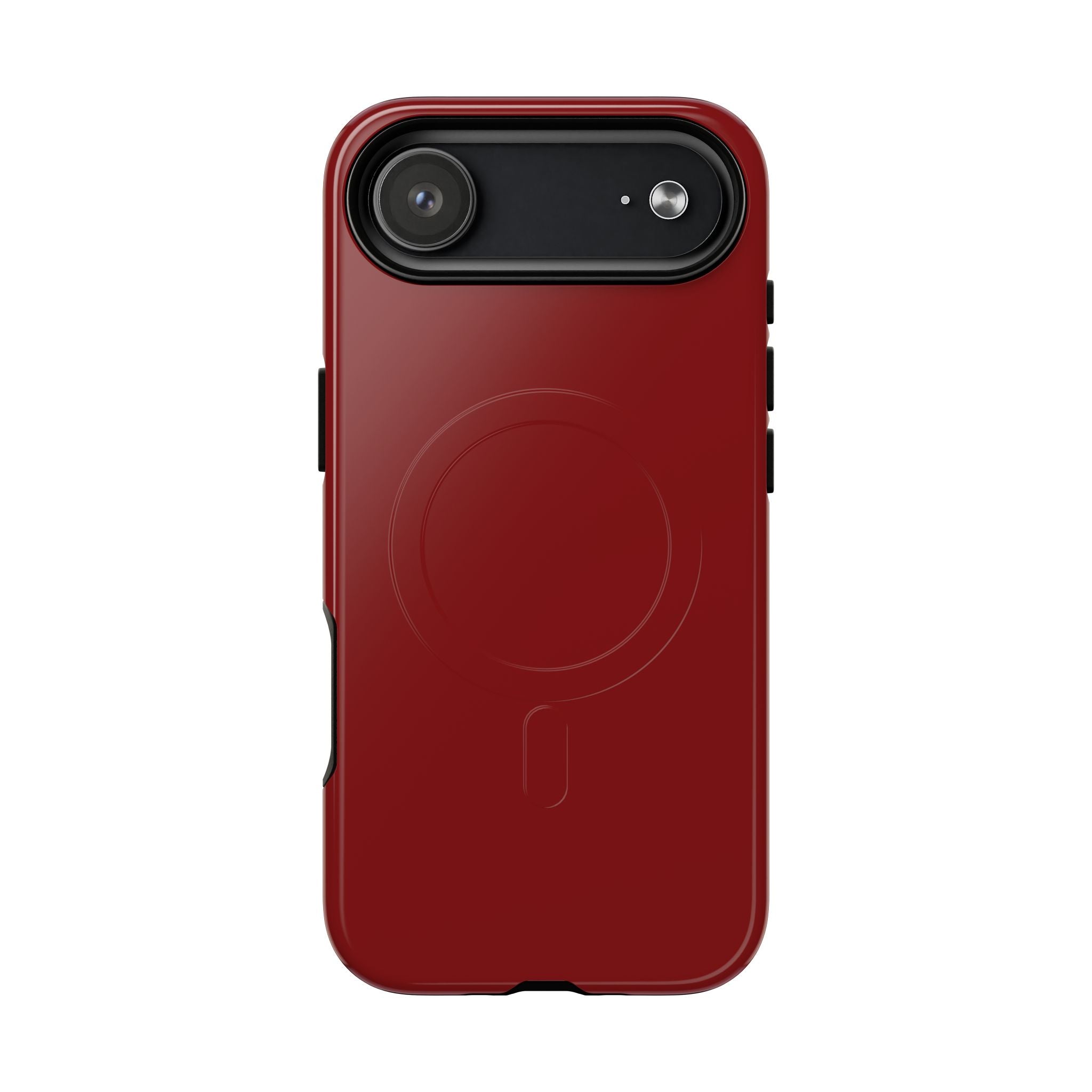 Dark Red MagSafe Protective Phone Case