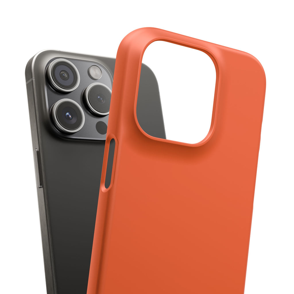 Orange Snap Phone Case