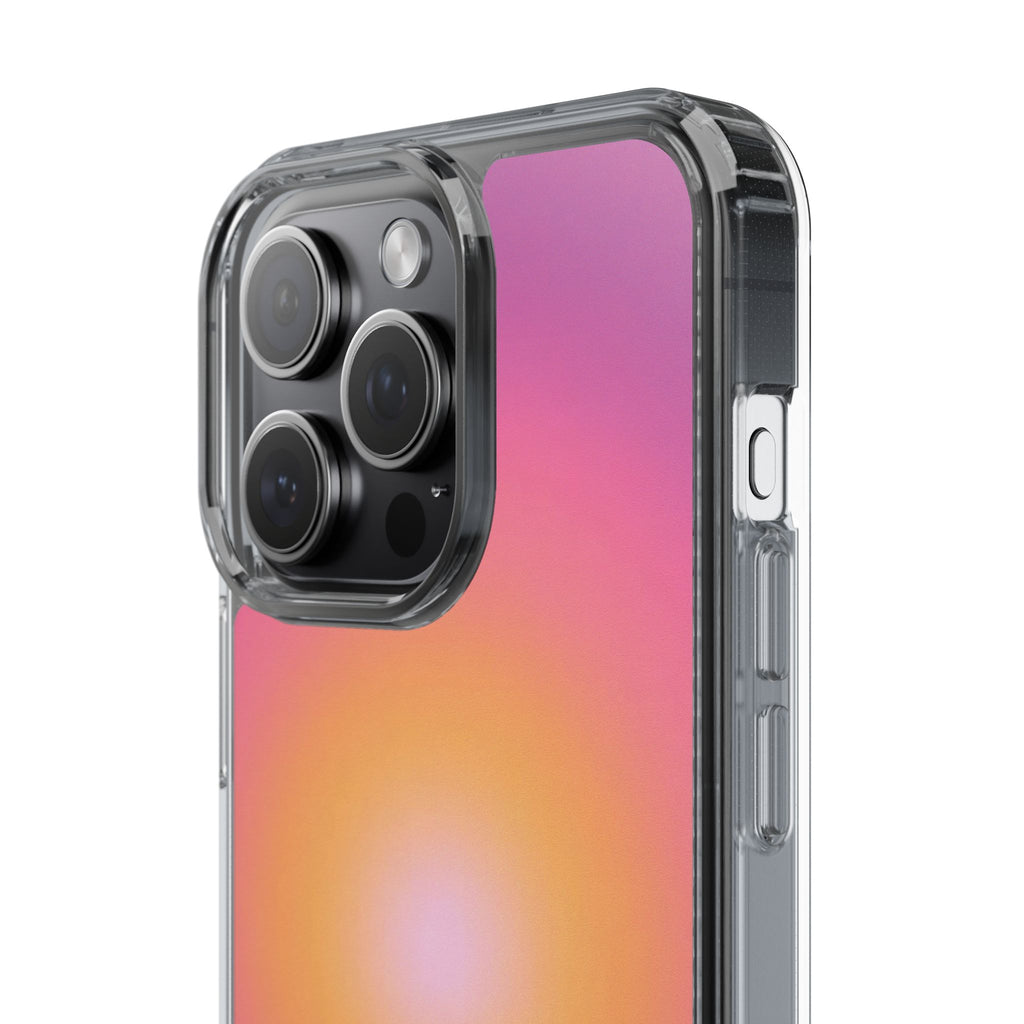 Sunset Gradient Clear Protective Cover