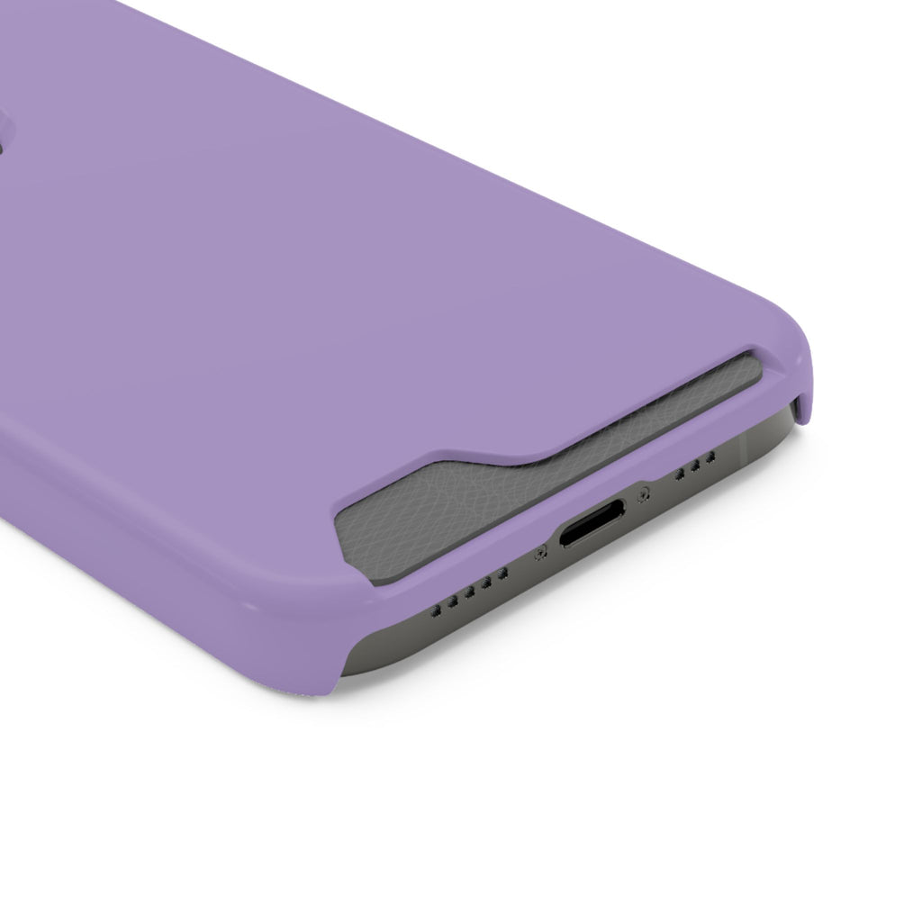Lilac Card Holder Phone Case