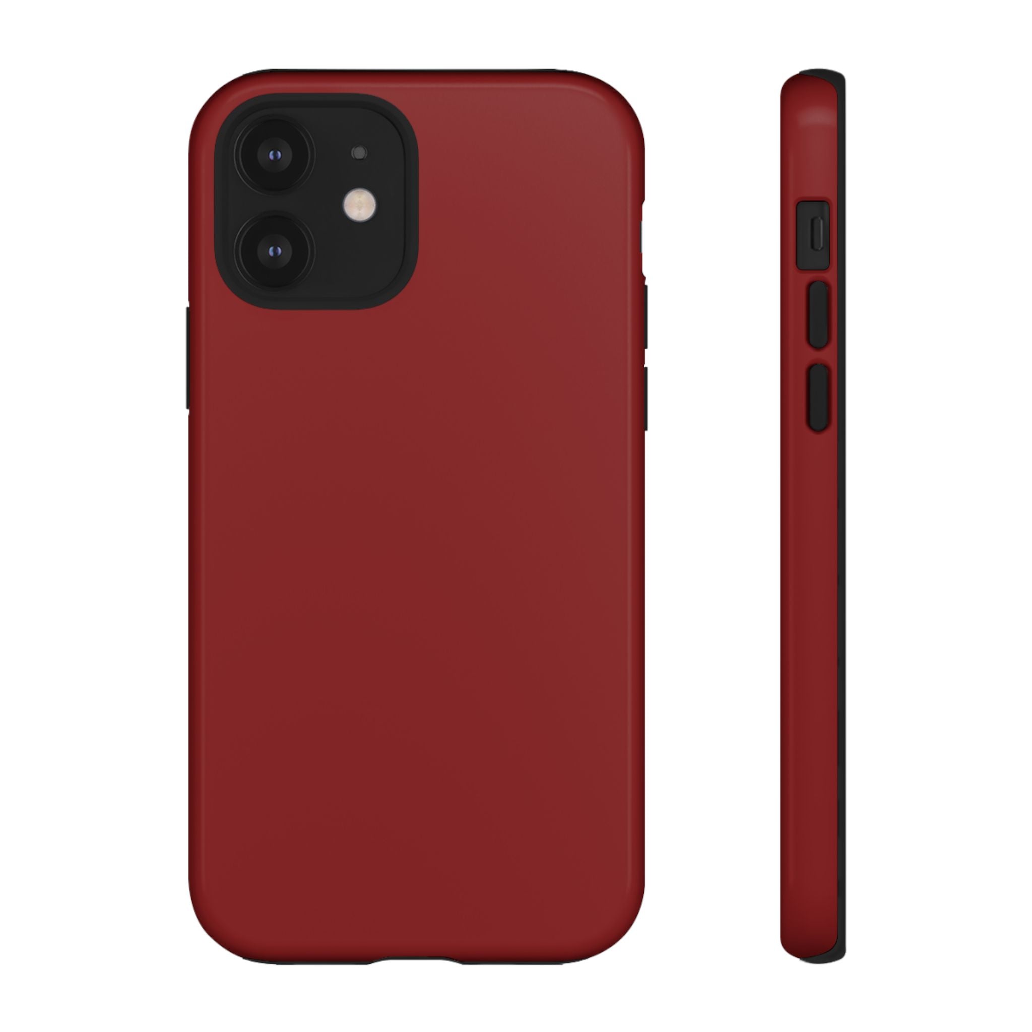 Dark Red Protective Phone Case