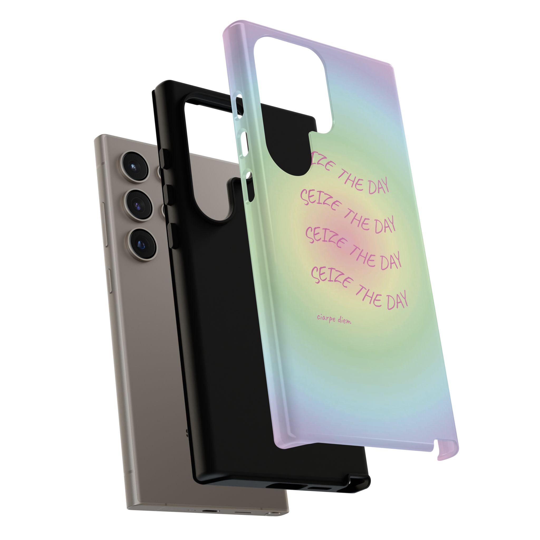 Bermuda Halo Seize The Day Pastel Gradient Tough Phone Case