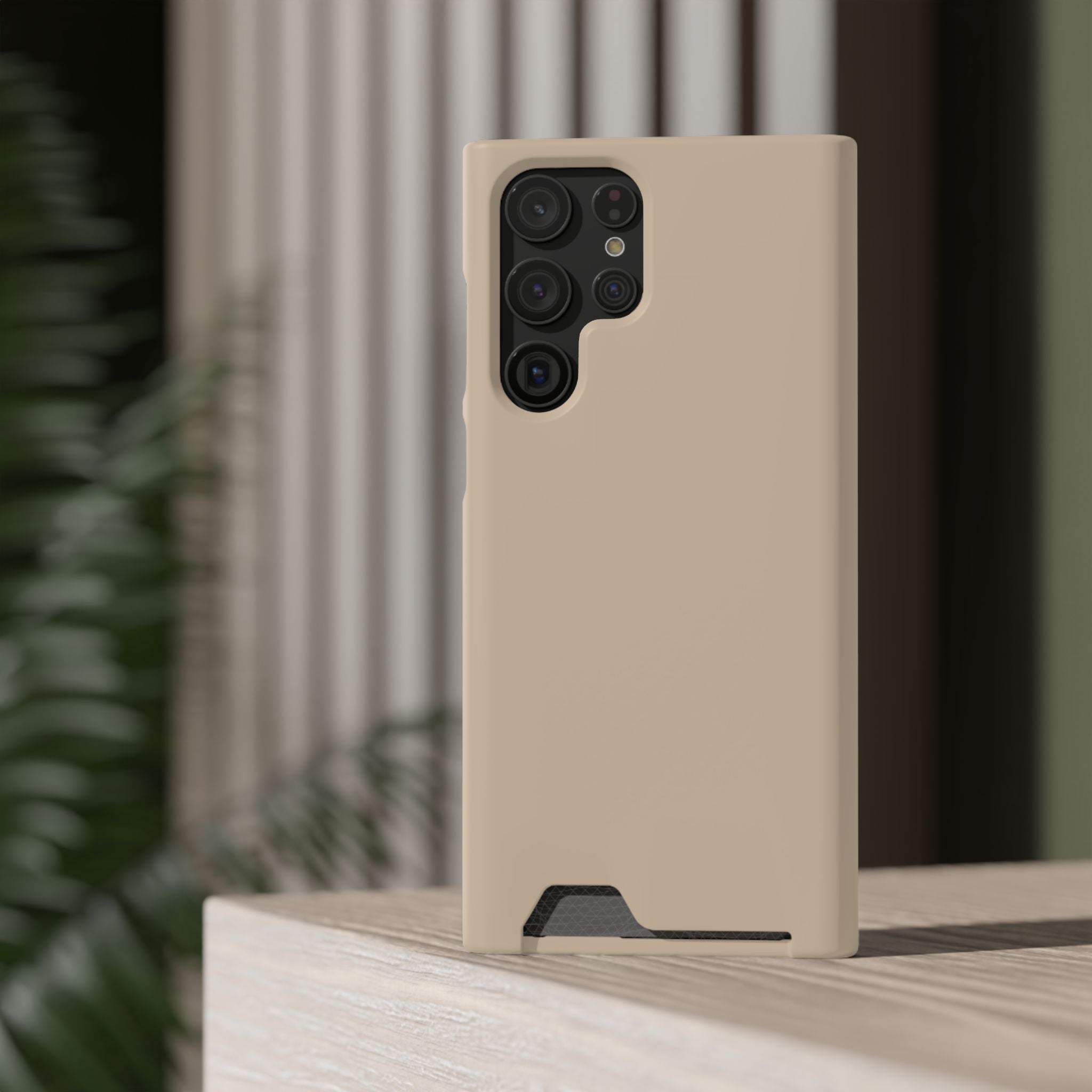 Beige Card-Holder Phone Case