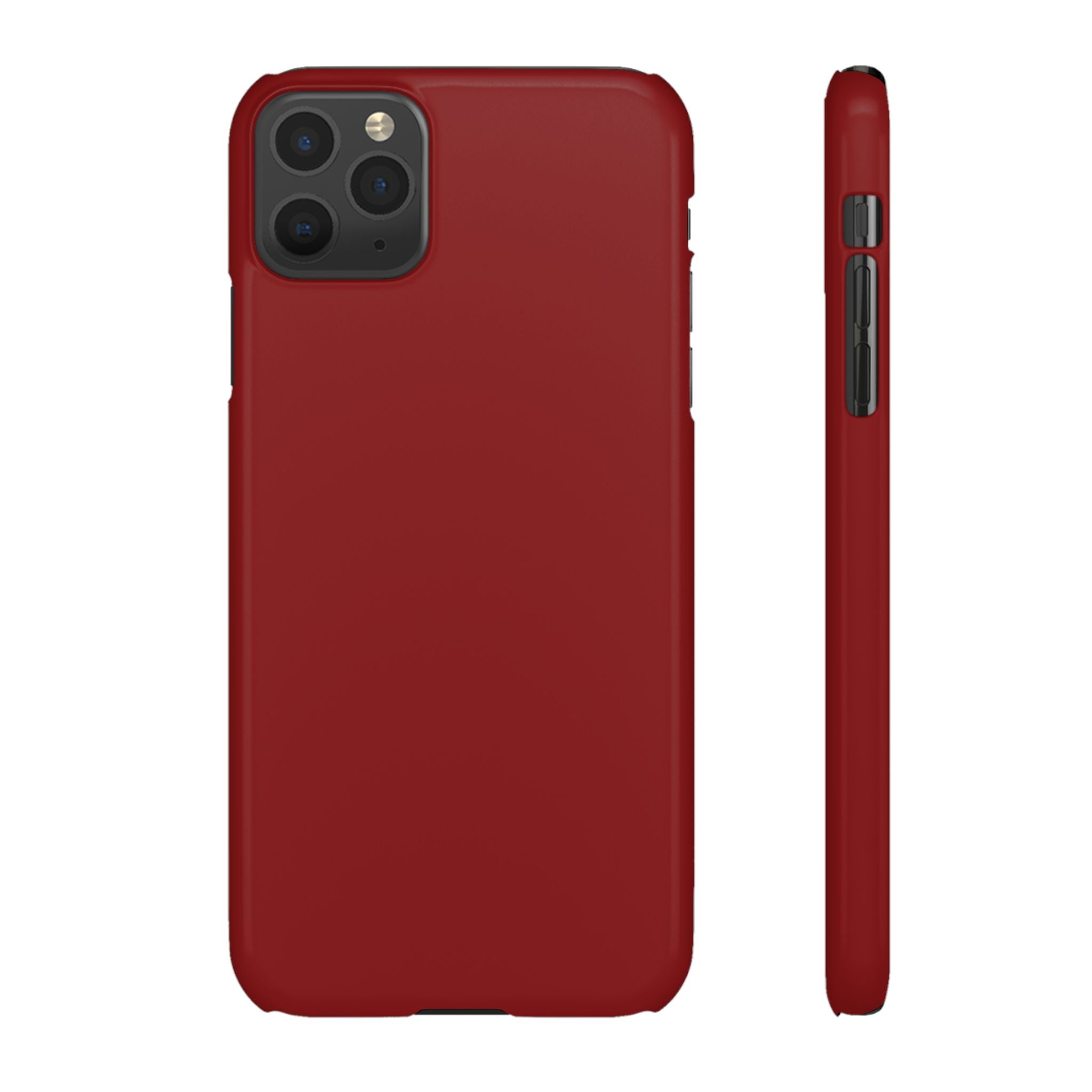 Dark Red Snap Phone Case