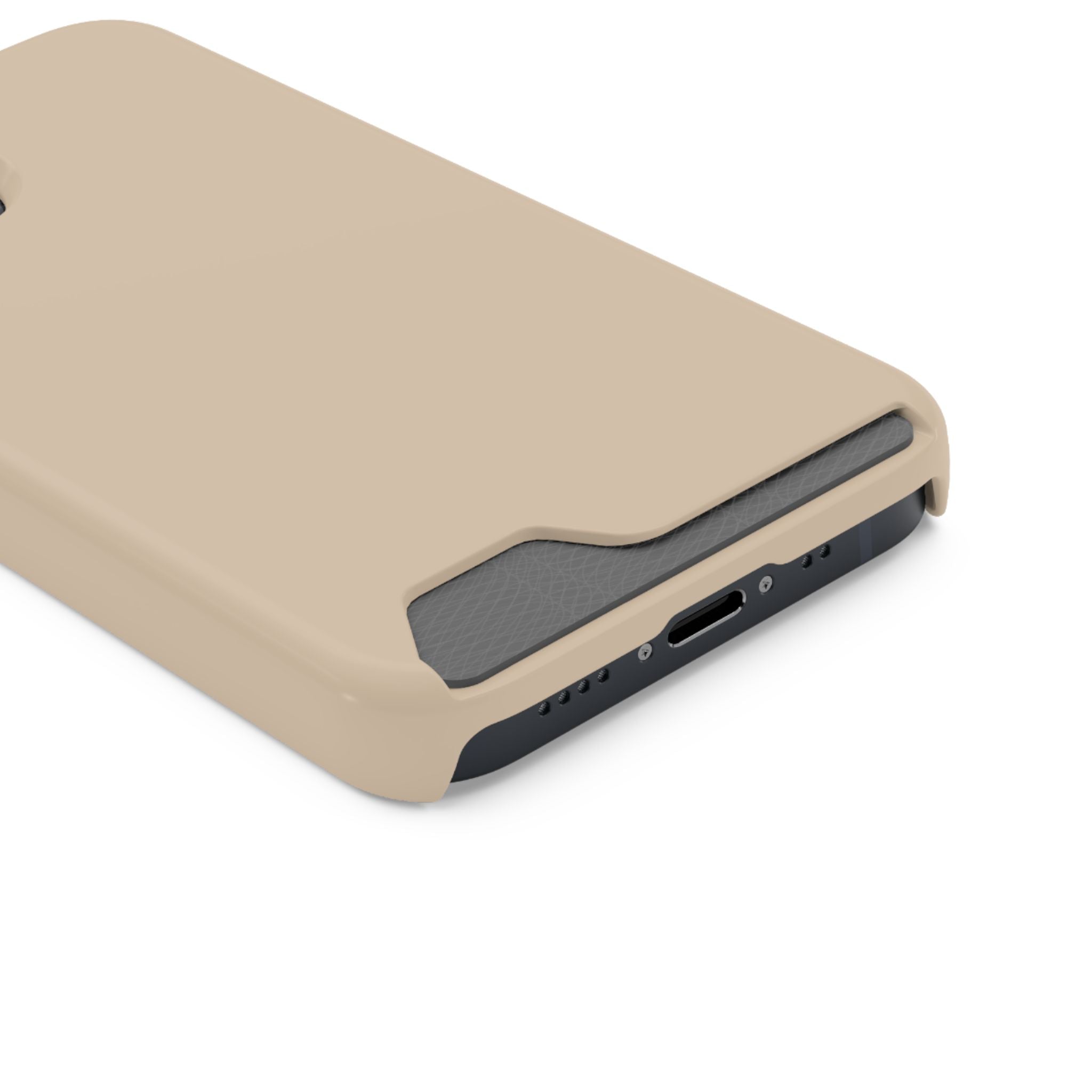 Beige Card-Holder Phone Case