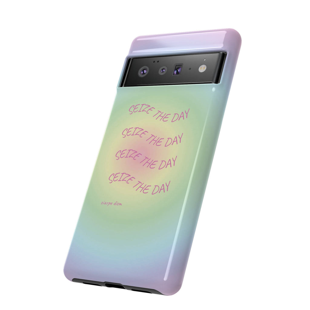 Bermuda Halo Seize The Day Pastel Gradient Tough Phone Case