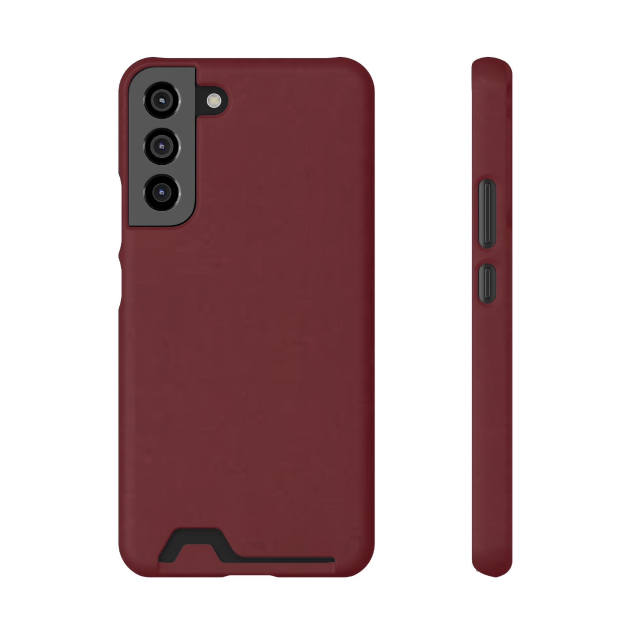 Dark Cherry Card Holder Phone Case