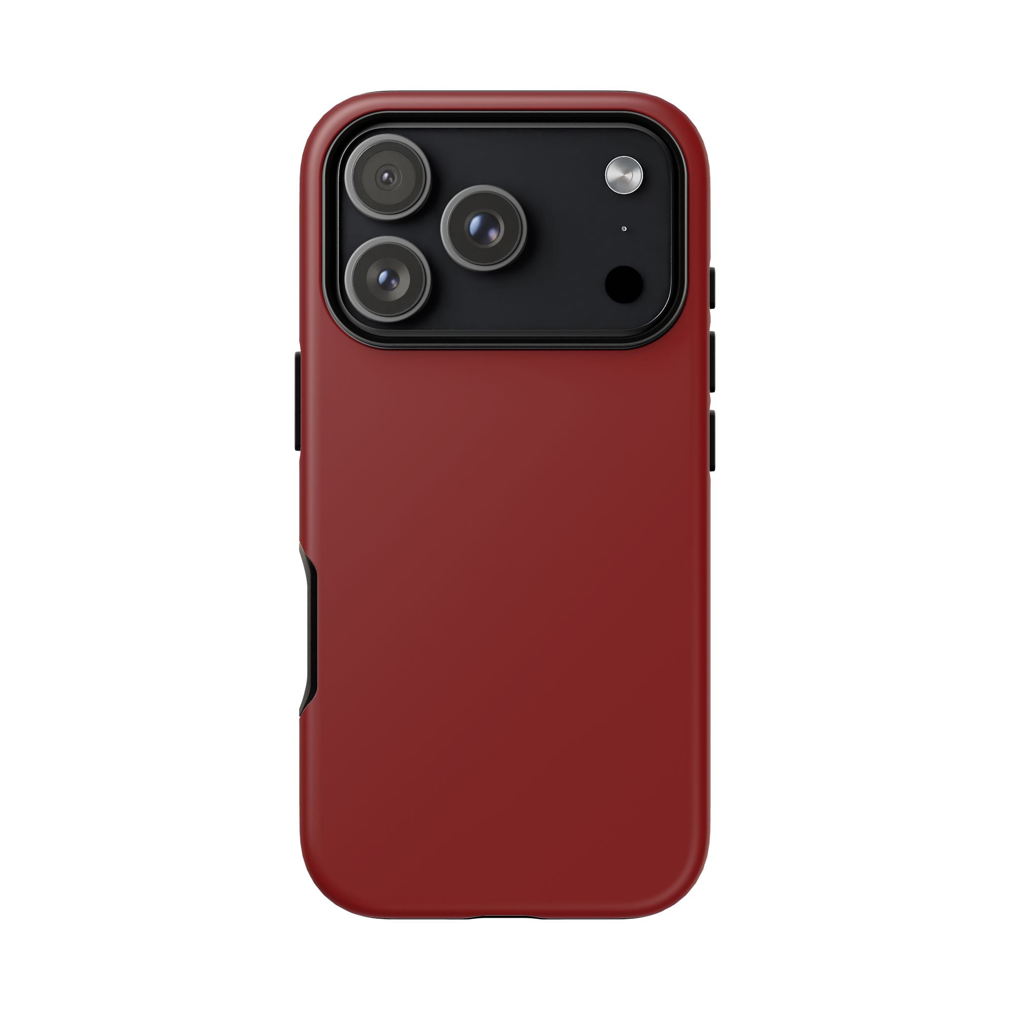 Dark Red Protective Phone Case
