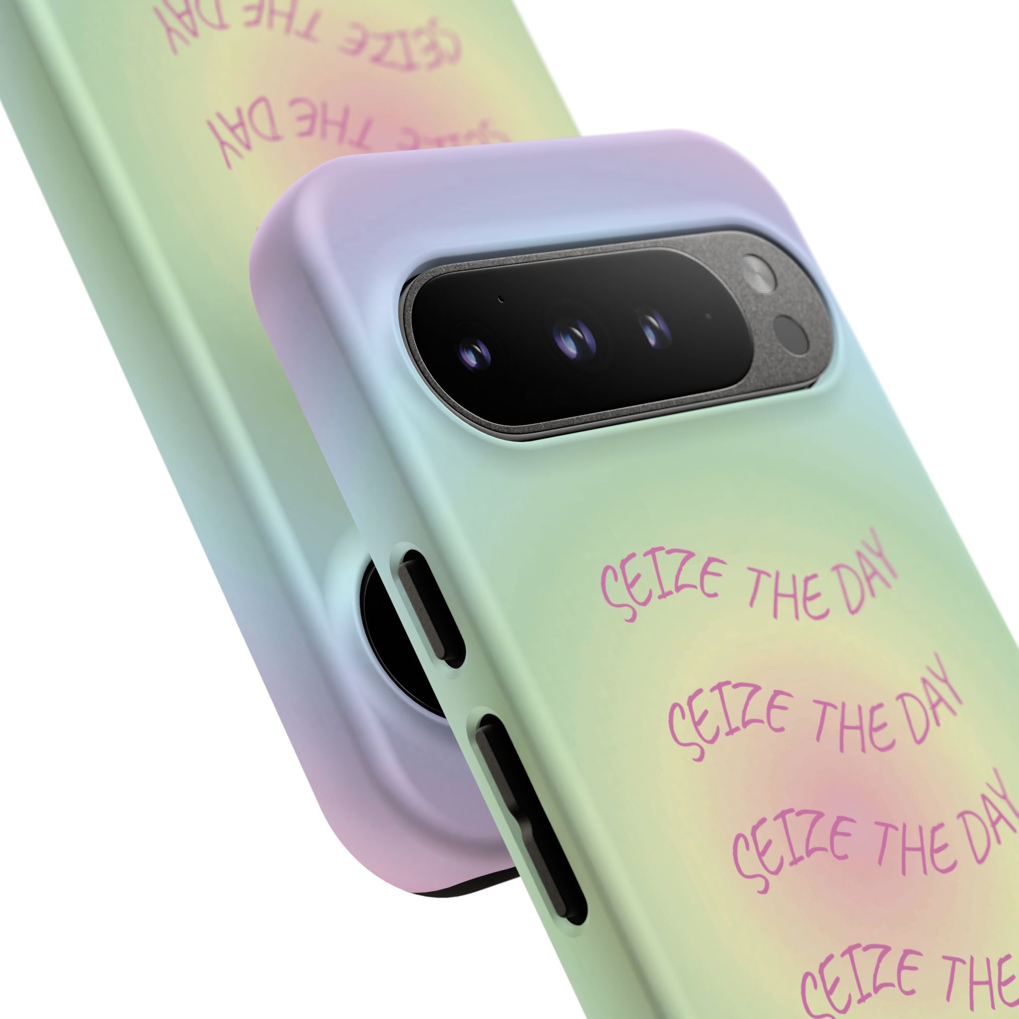 Bermuda Halo Seize The Day Pastel Gradient Tough Phone Case